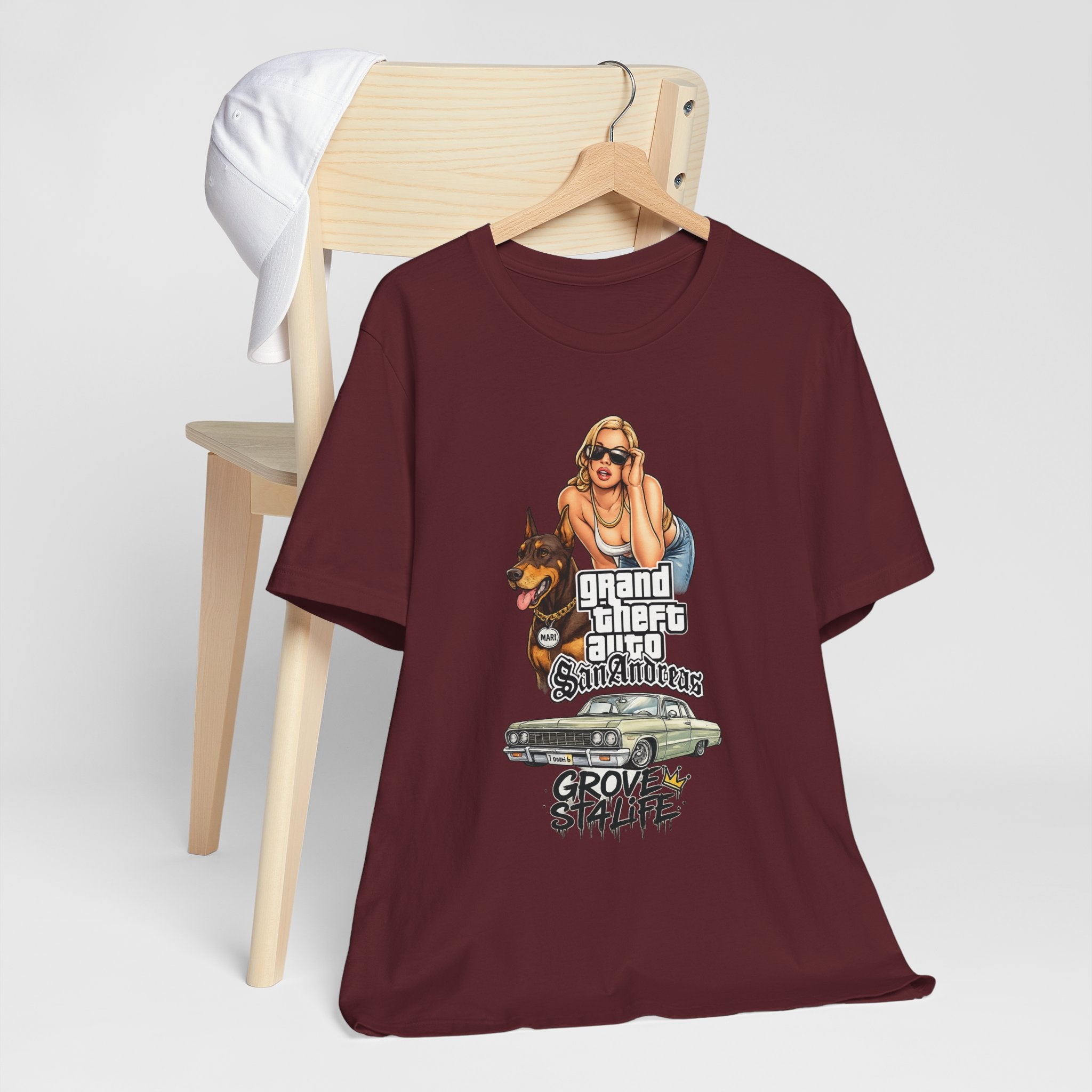 Grand Theft Auto Jersey Short Sleeve Tee