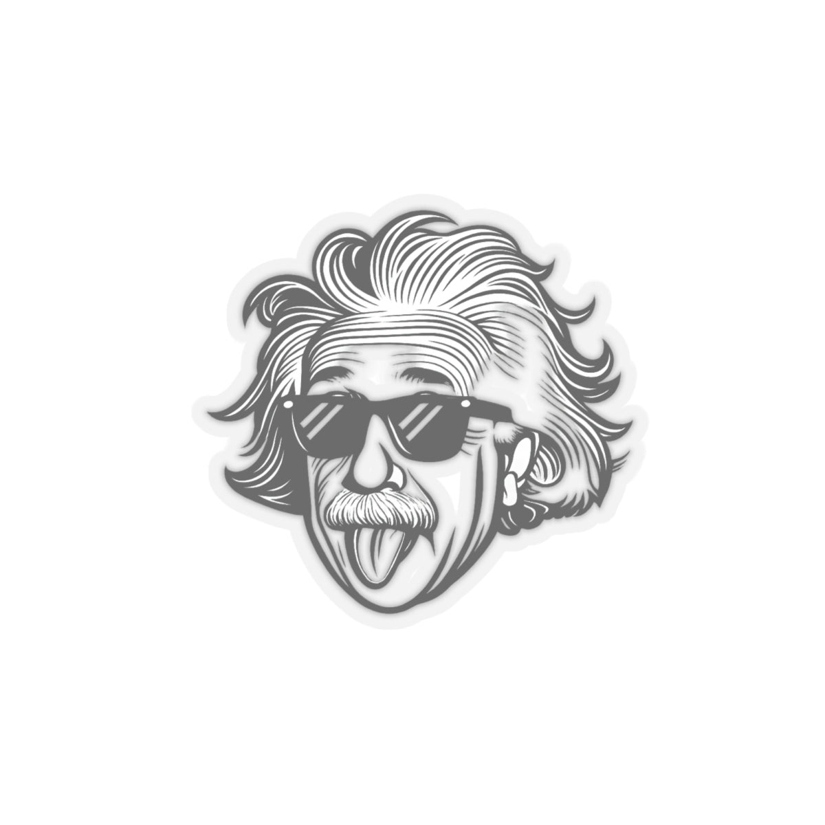 Einstein Kiss-Cut Stickers