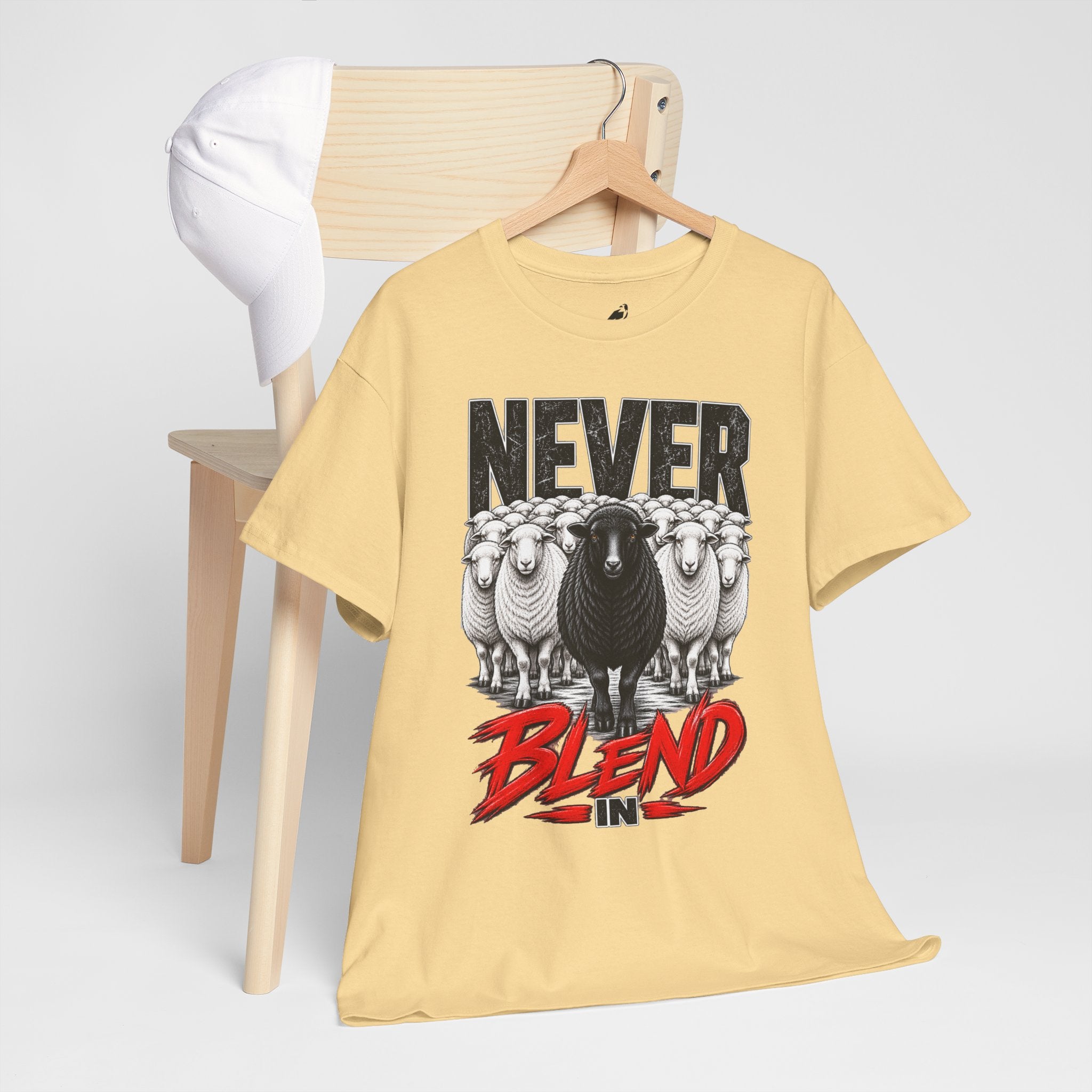 Never Blend In Tee — Black Sheep Graphic T-Shirt