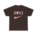 Hello Kitty x Pink Swoosh Tee — "NIKE" Parody Graphic T‑Shirt