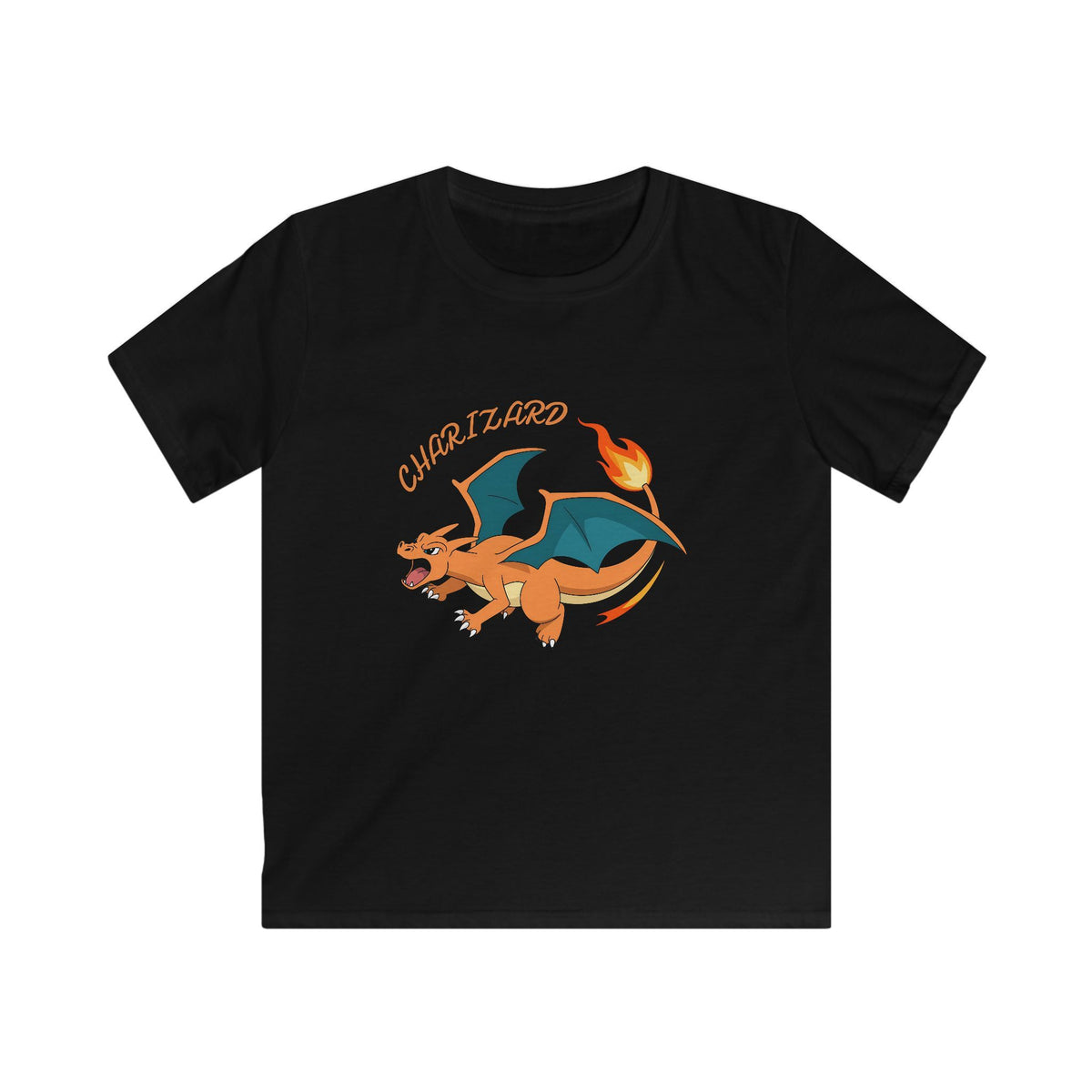 Dragon Tee — Retro Fire Dragon Graphic Shirt
