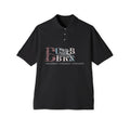 Men's Polo Shirt — Vintage Burbury Logo Graphic with Equestrian Emblem