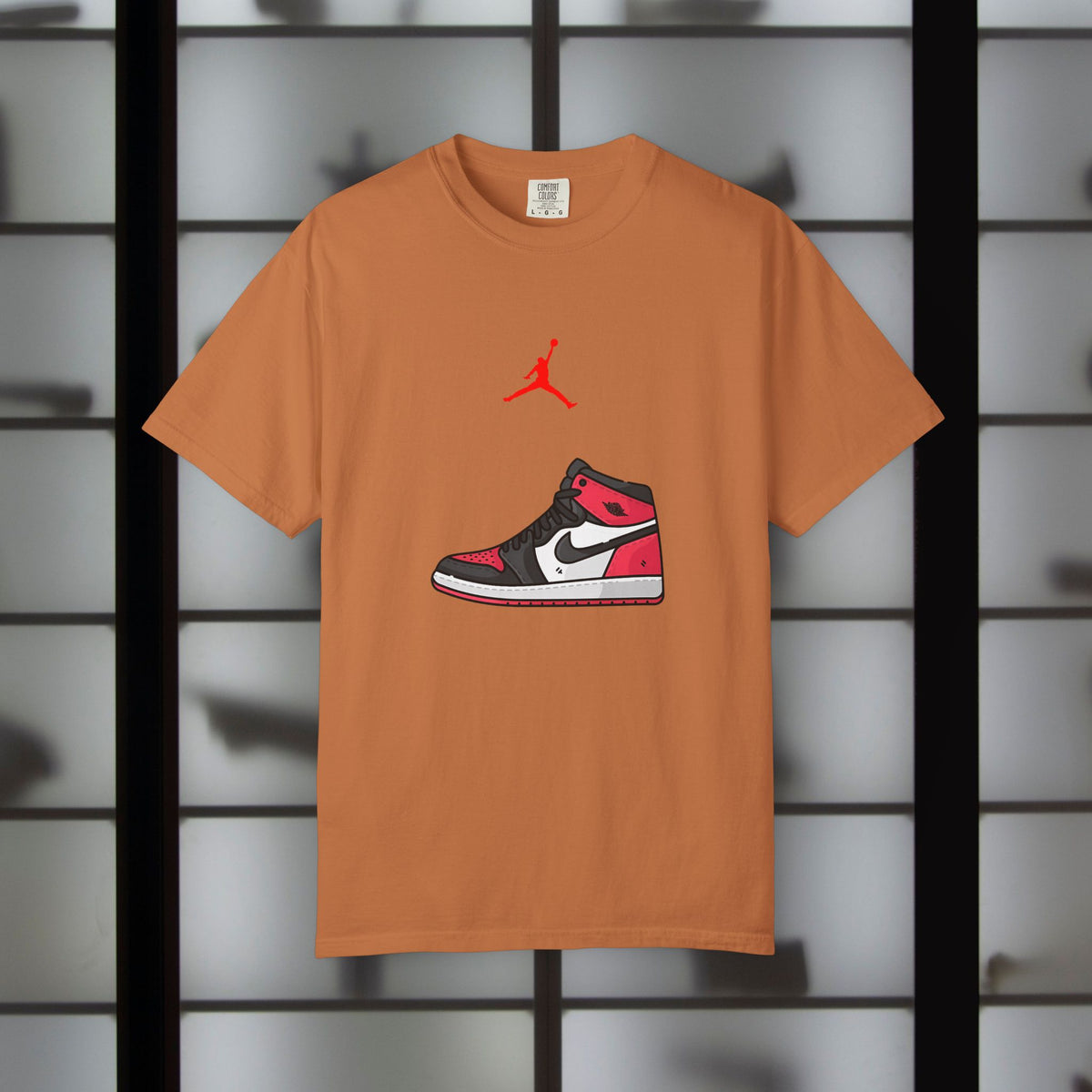 Air Jordan Sneaker Graphic T‑Shirt — Retro Jordan Shoe Design