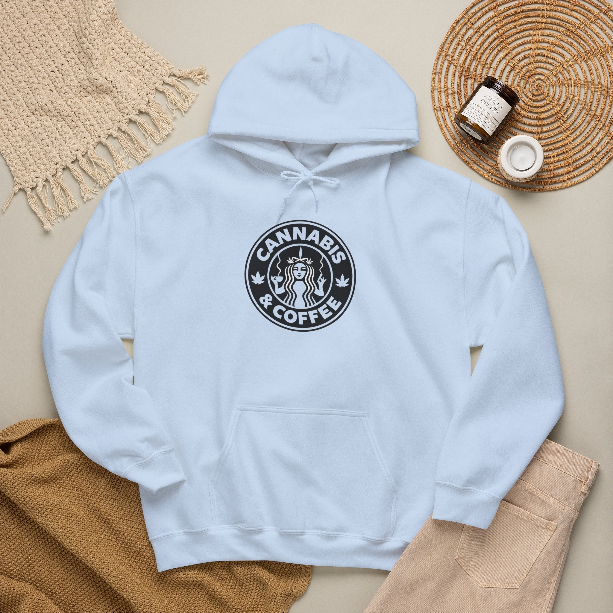 Cannabi & Coffee Logo Hoodie