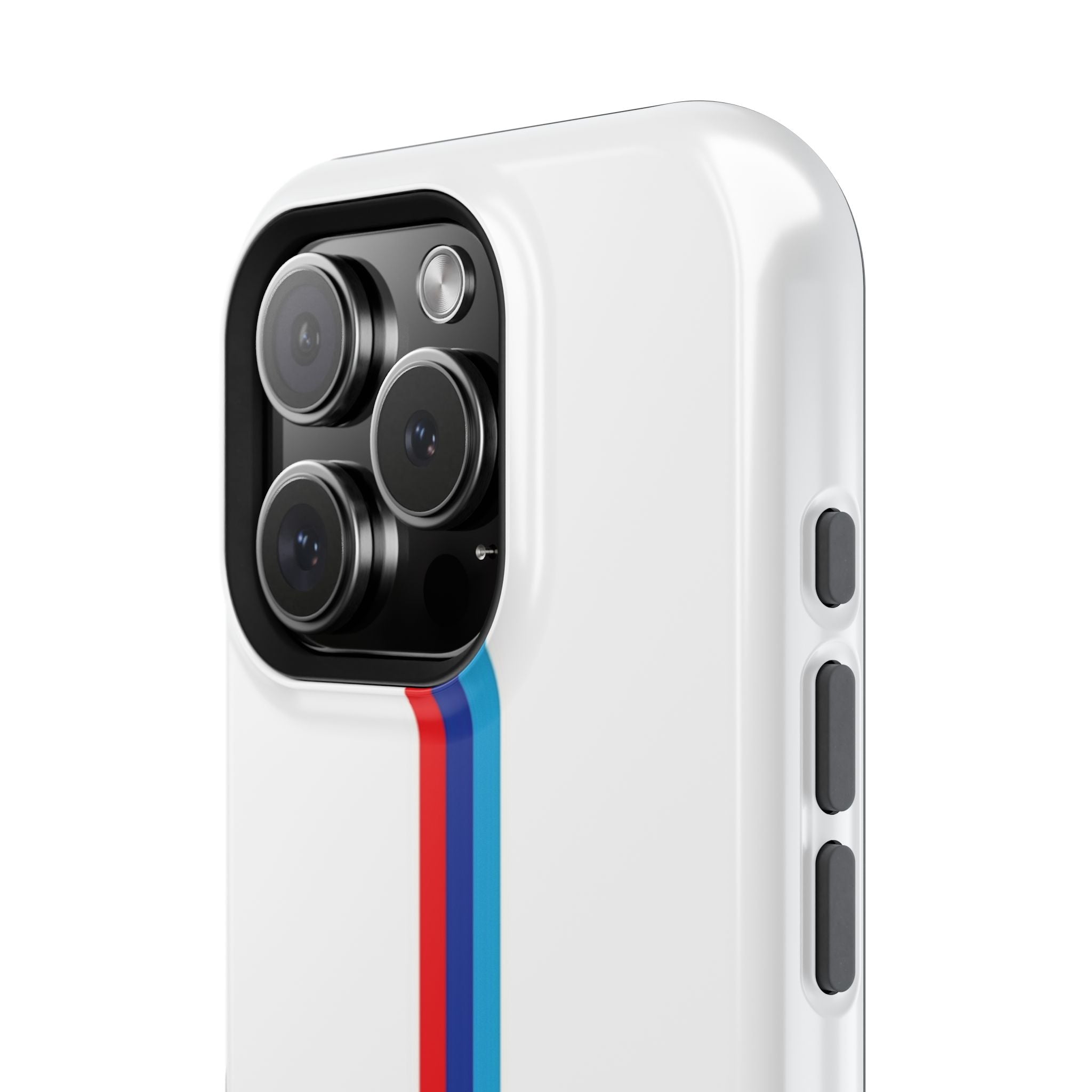 Phone Case — Retro Racing BMW Stripe Design (Impact-Resistant)
