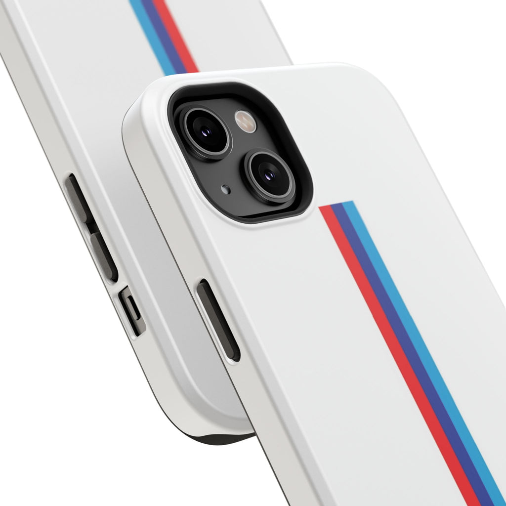 Phone Case — Retro Racing BMW Stripe Design (Impact-Resistant)