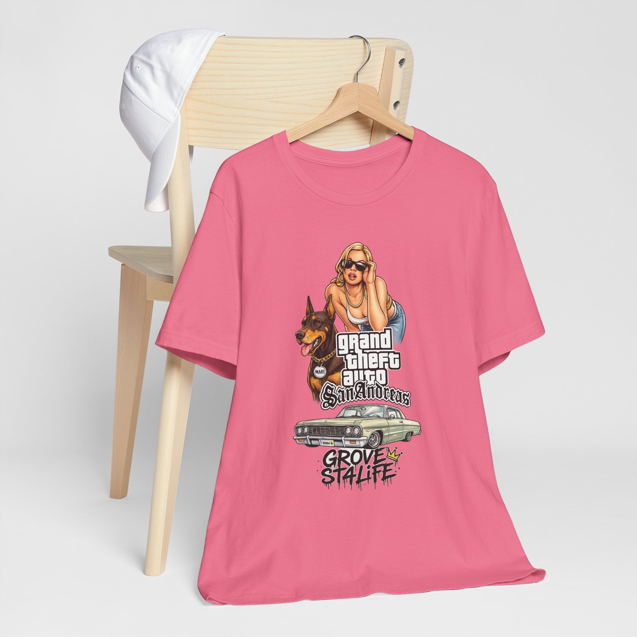 Grand Theft Auto Jersey Short Sleeve Tee