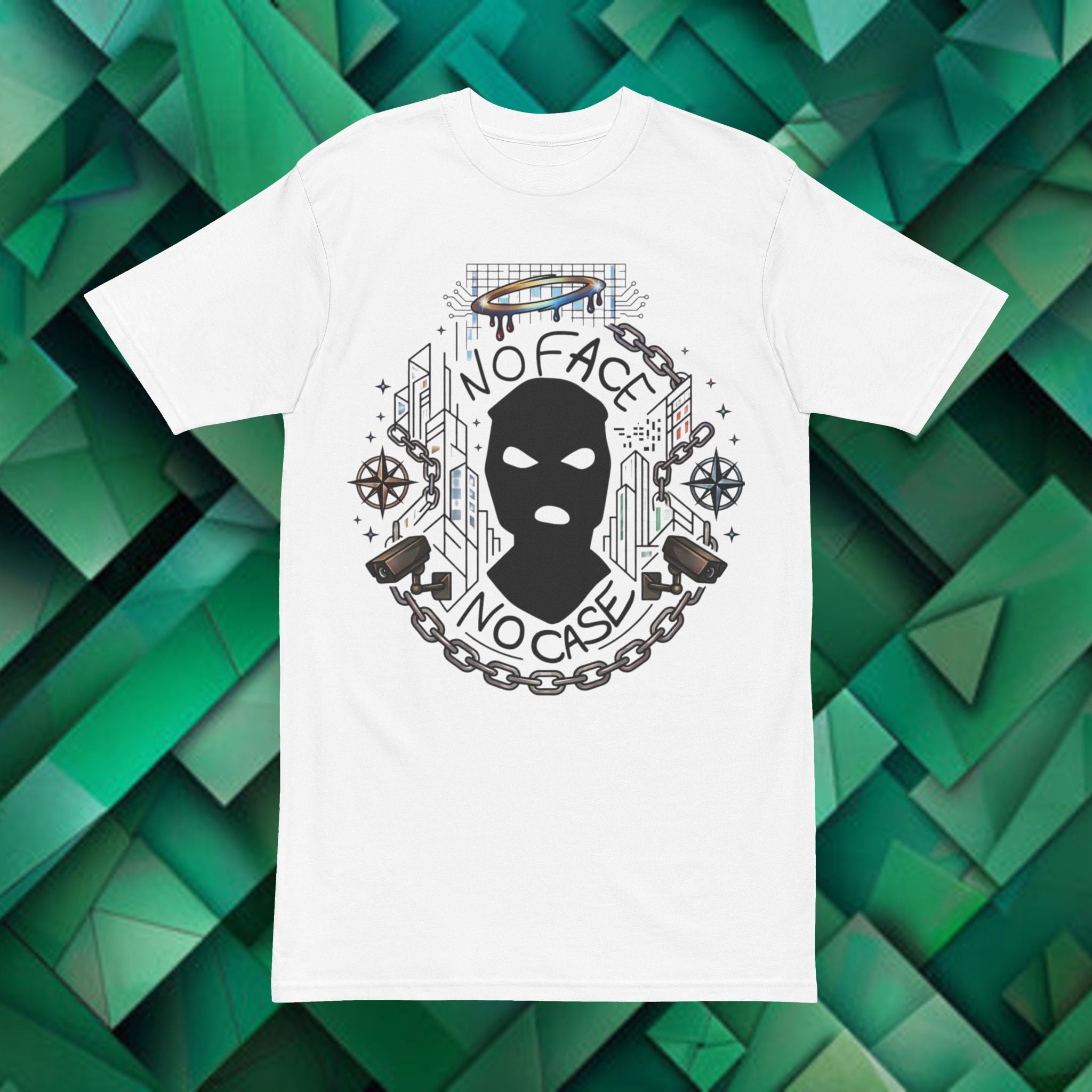 No Face - No Case Men's Heavyweight Tee