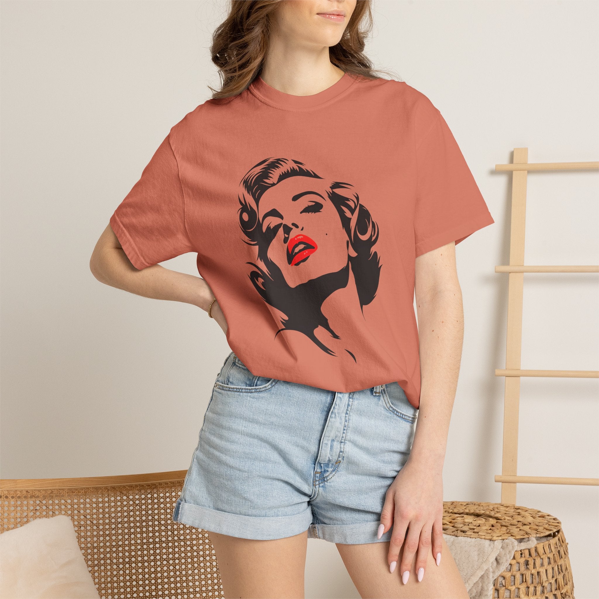 Pink Garment-Dyed T-shirt