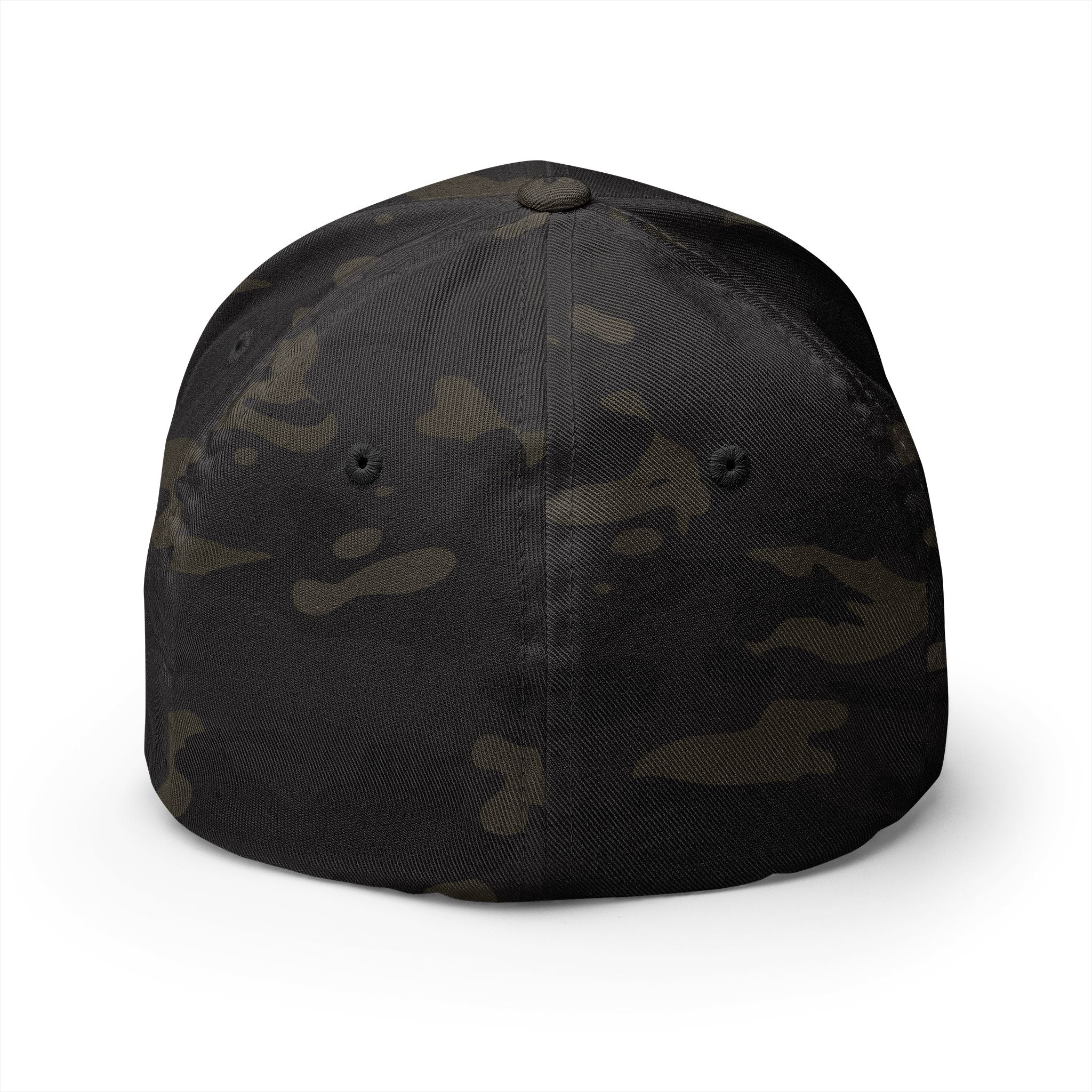 Nike white logo Embroidered Swoosh Cap — Closed-Back Structured Baseball Hat