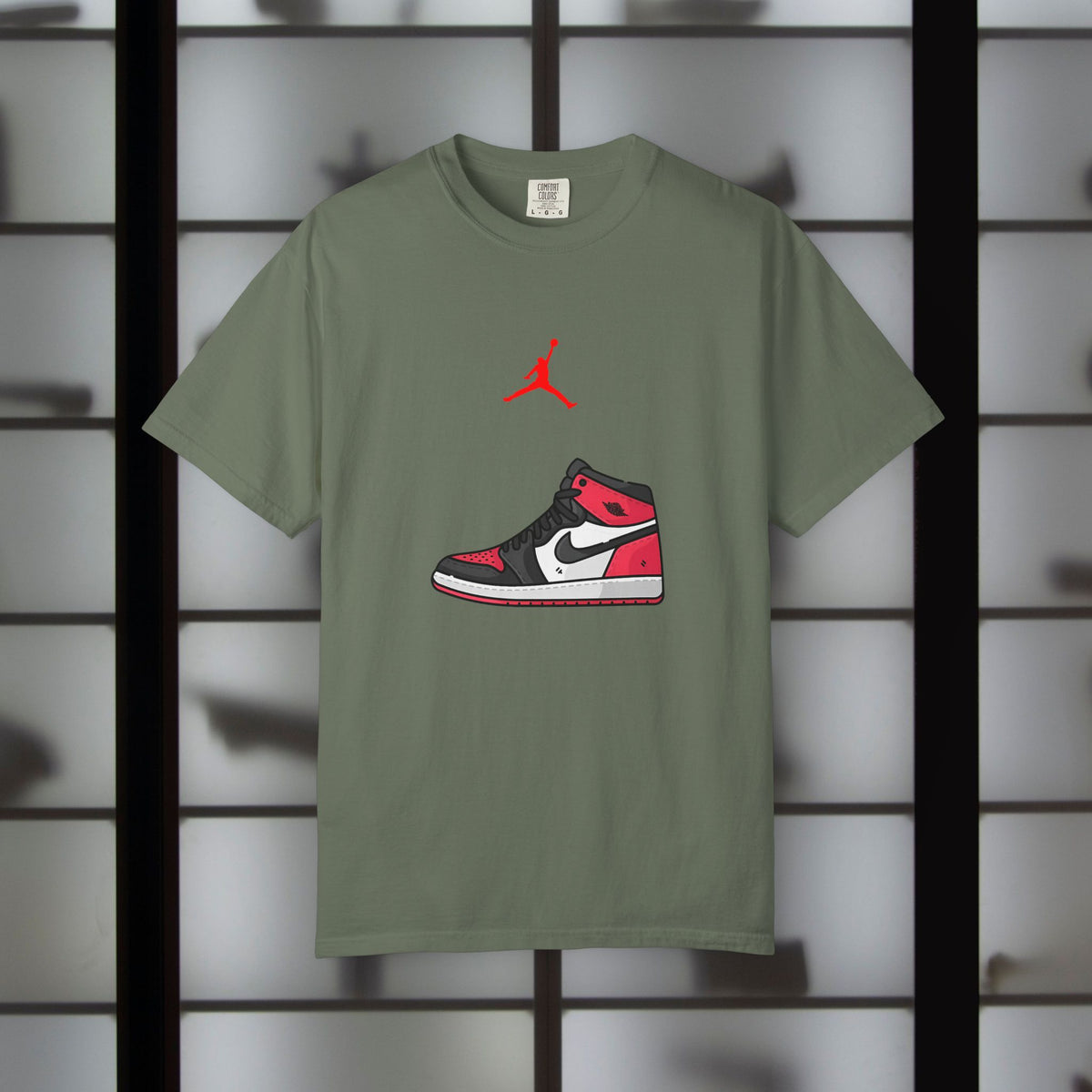 Air Jordan Sneaker Graphic T‑Shirt — Retro Jordan Shoe Design