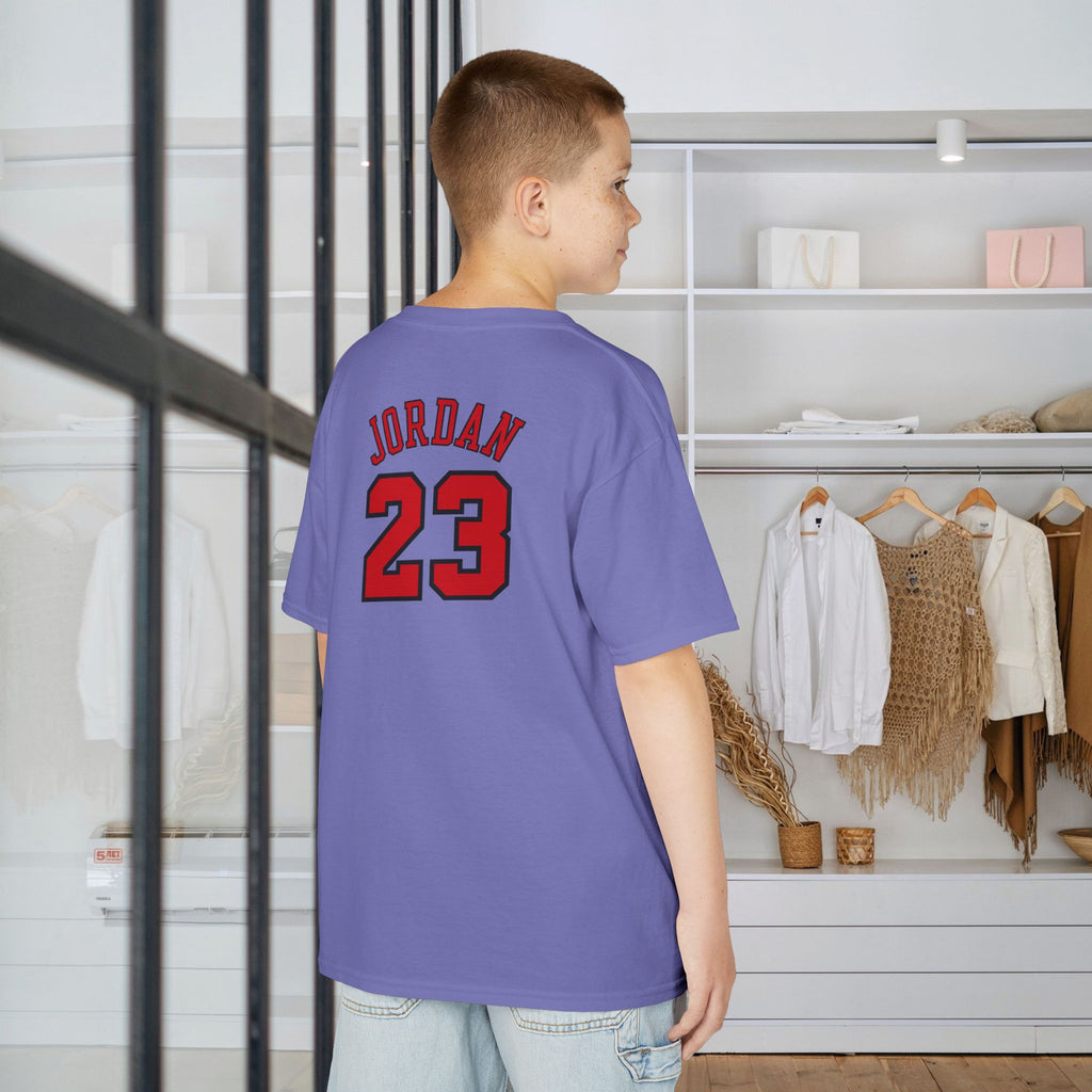 Kids 'Jordan 23' Basketball Tee - Red Jumpman Logo