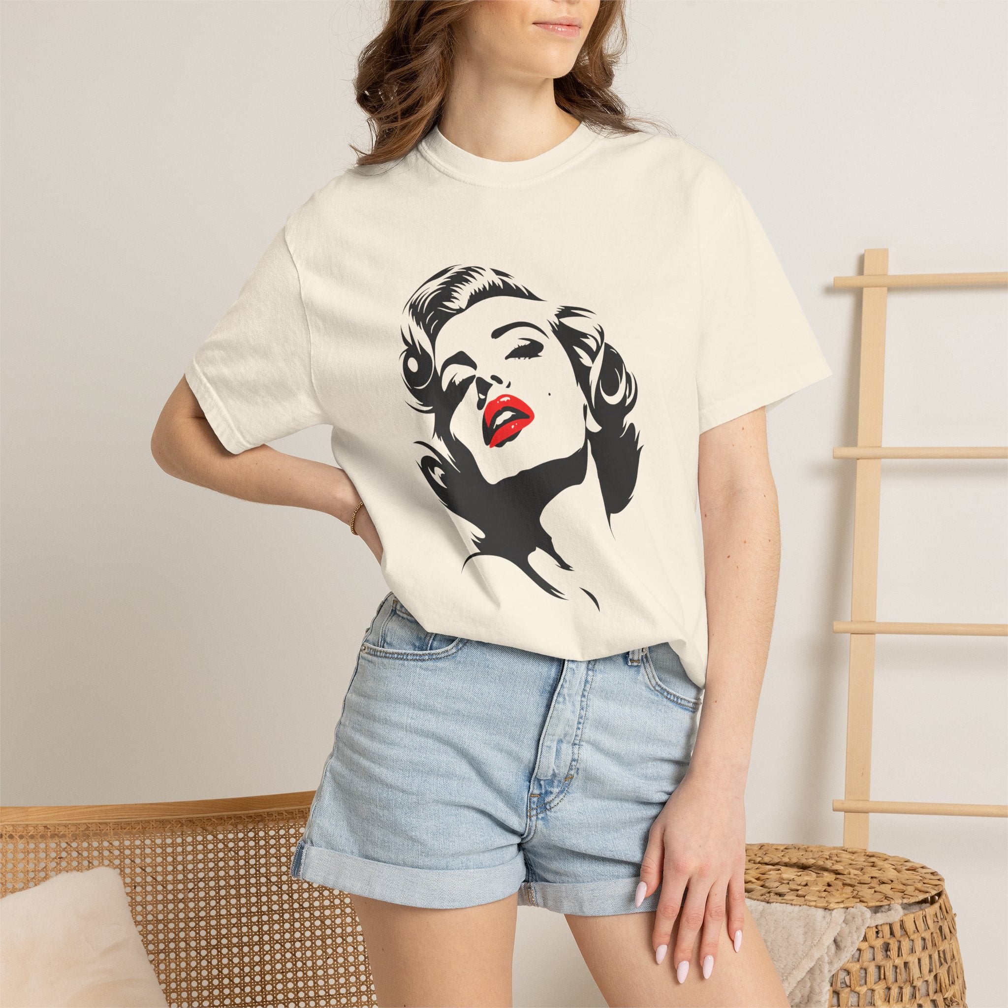 Pink Garment-Dyed T-shirt