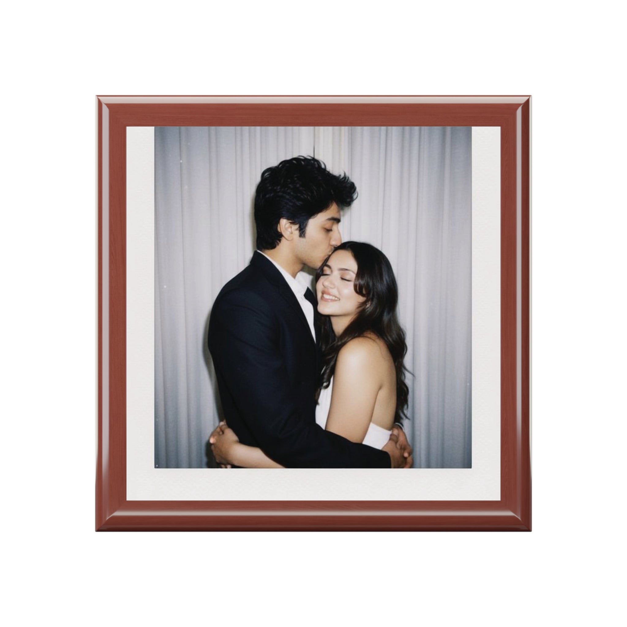 Add your Personalized Photo Jewelry Box — Custom Couple Picture Keepsake