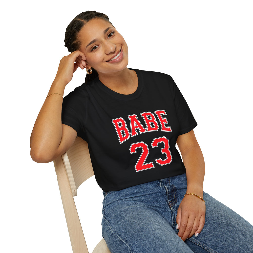 Babe 23 Graphic T-Shirt — Vintage Varsity Number Tee