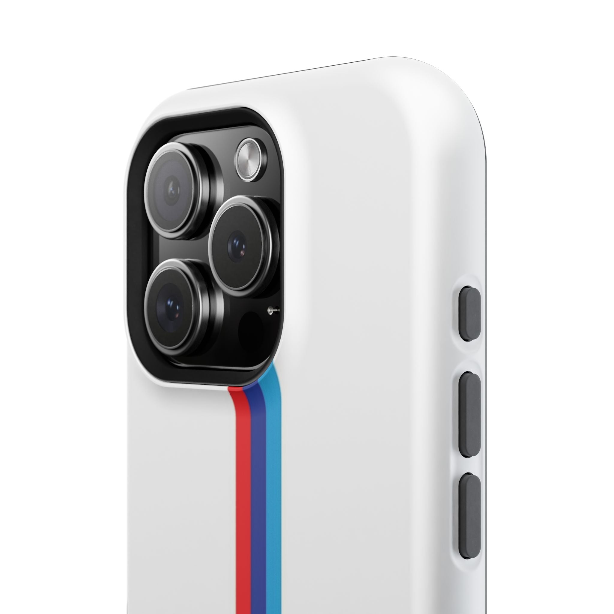 Phone Case — Retro Racing BMW Stripe Design (Impact-Resistant)