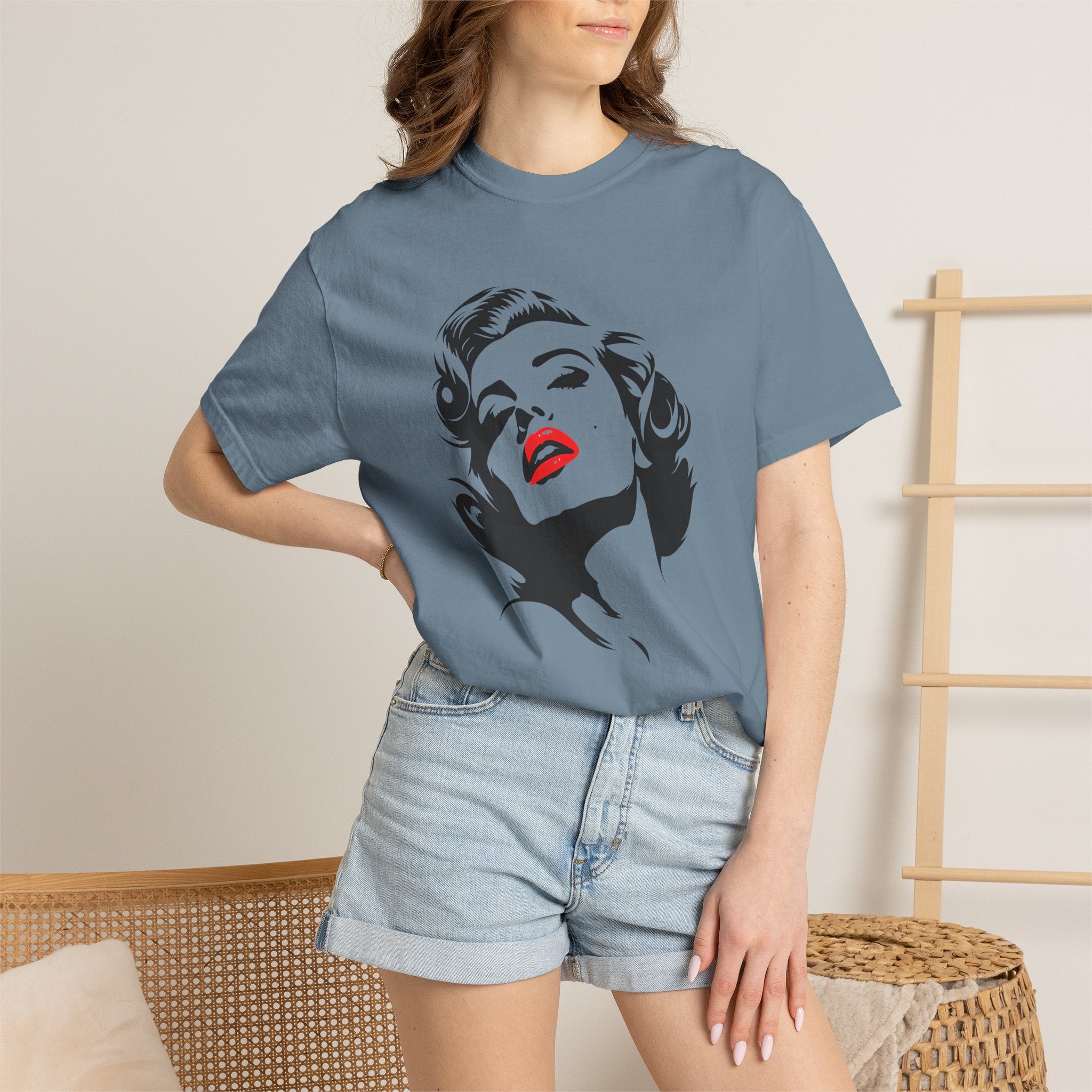 Pink Garment-Dyed T-shirt