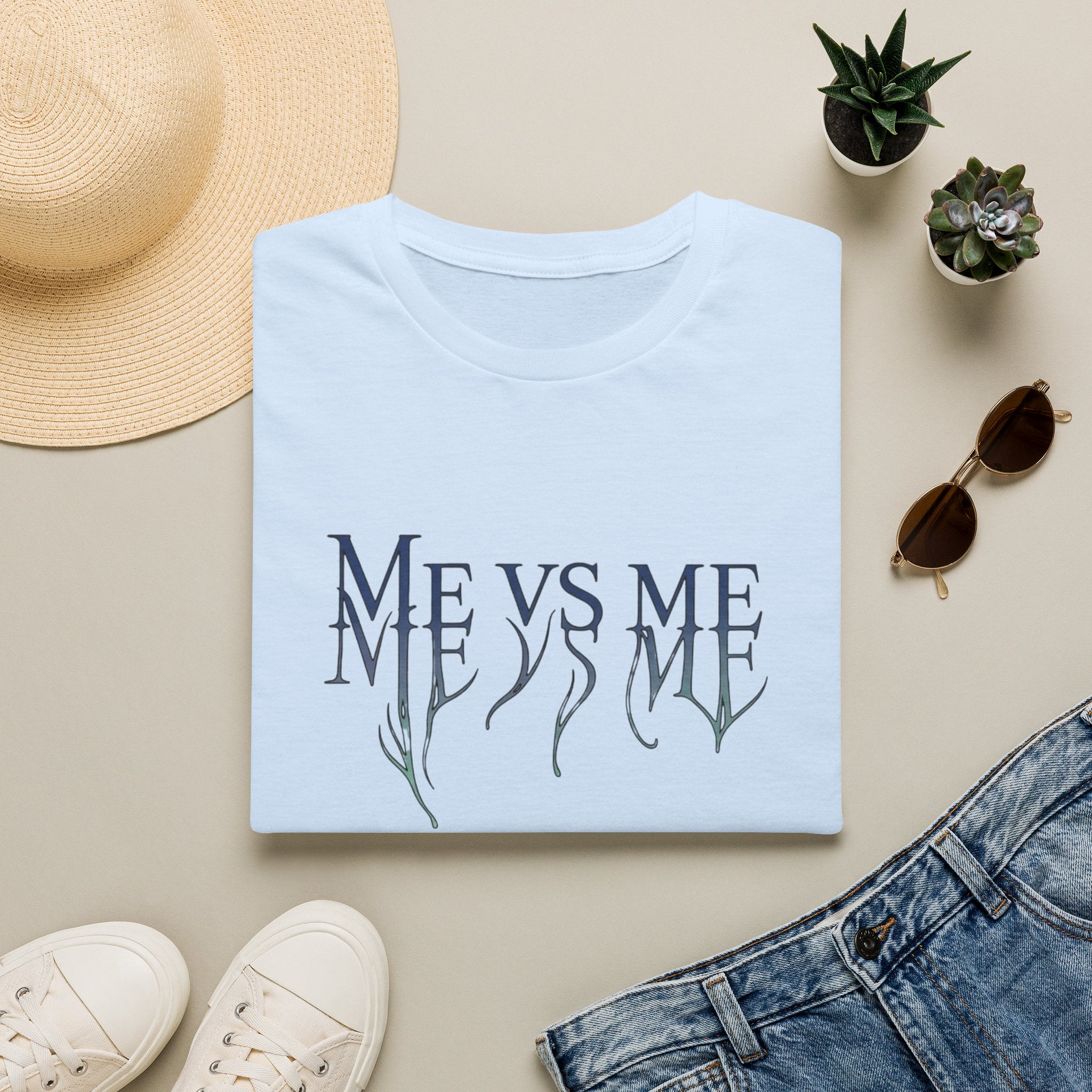 Me vs Me T-Shirt — Motivational Self-Competition Graphic Tee