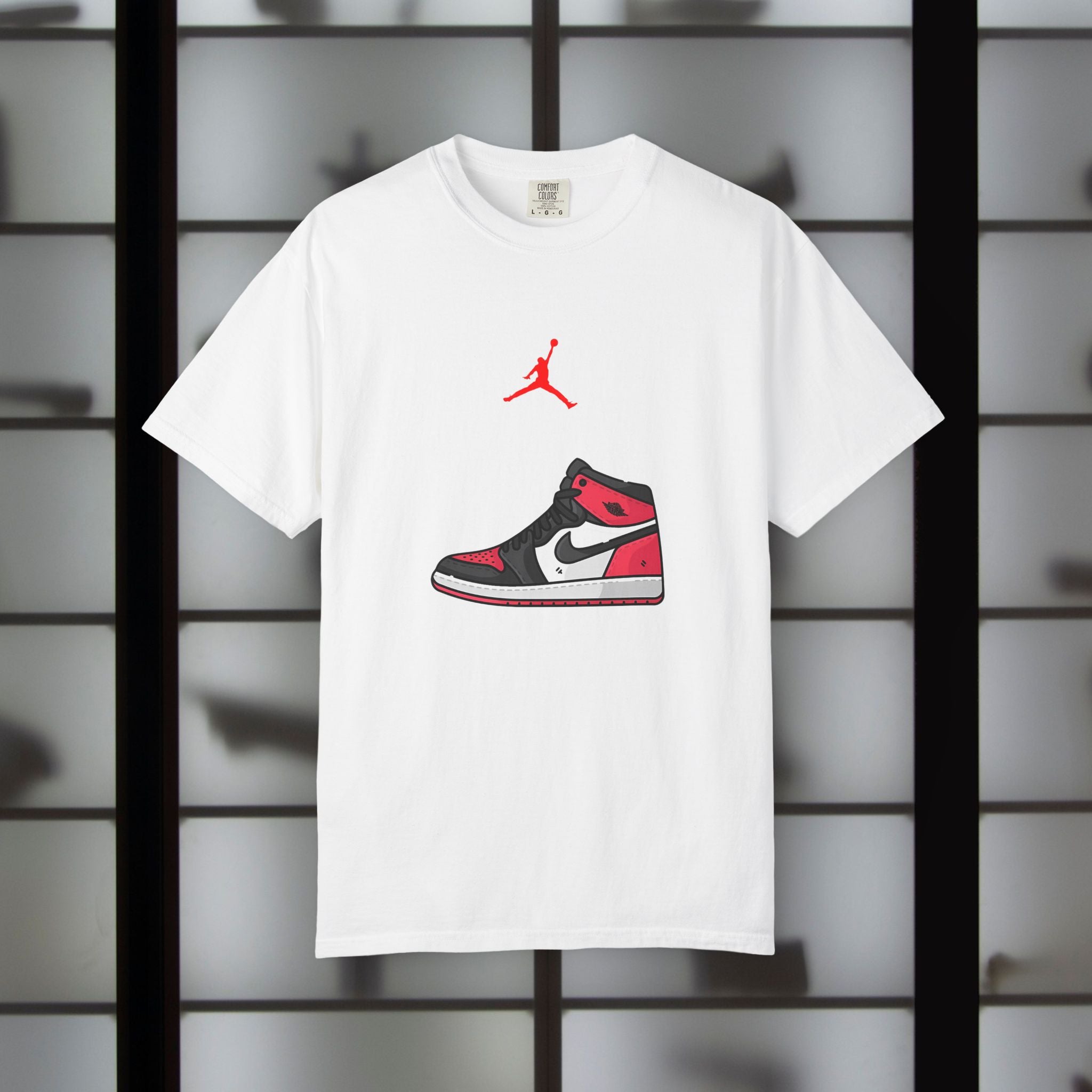 Air Jordan Sneaker Graphic T‑Shirt — Retro Jordan Shoe Design