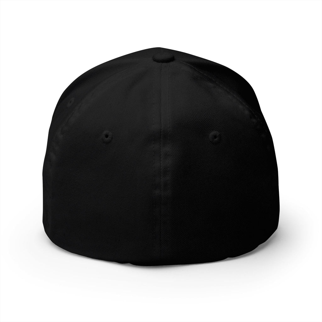 Nike white logo Embroidered Swoosh Cap — Closed-Back Structured Baseball Hat