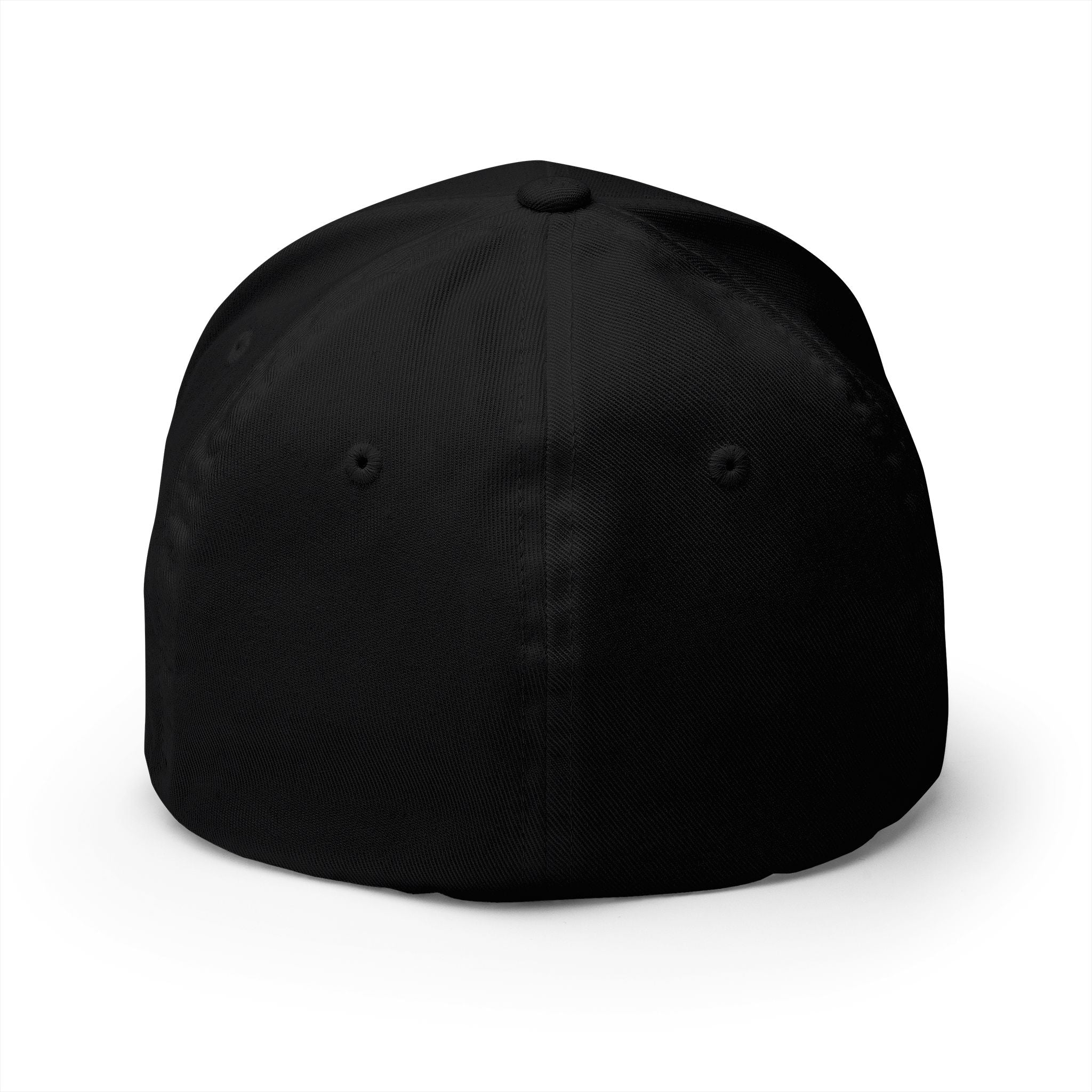 Nike white logo Embroidered Swoosh Cap — Closed-Back Structured Baseball Hat