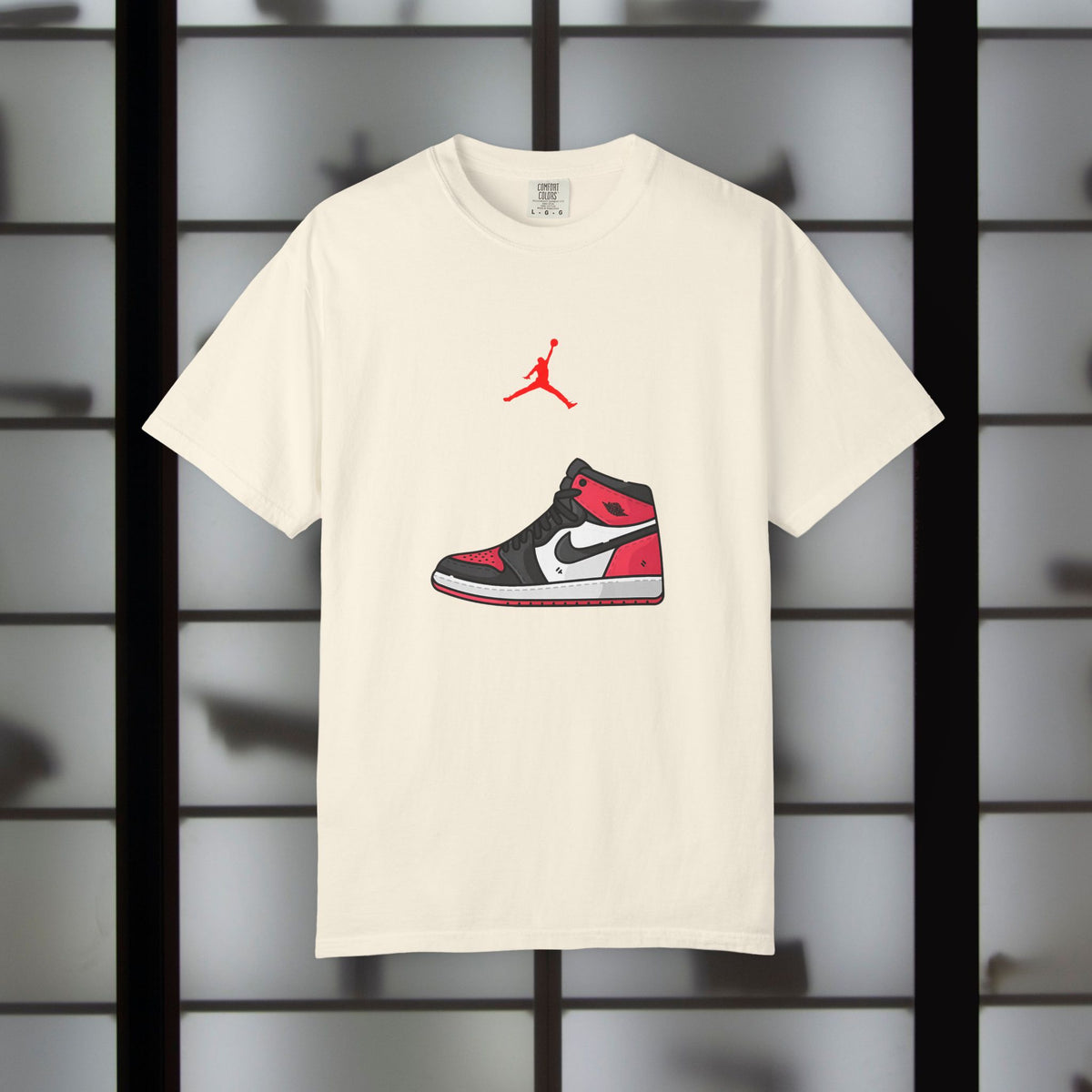 Air Jordan Sneaker Graphic T‑Shirt — Retro Jordan Shoe Design