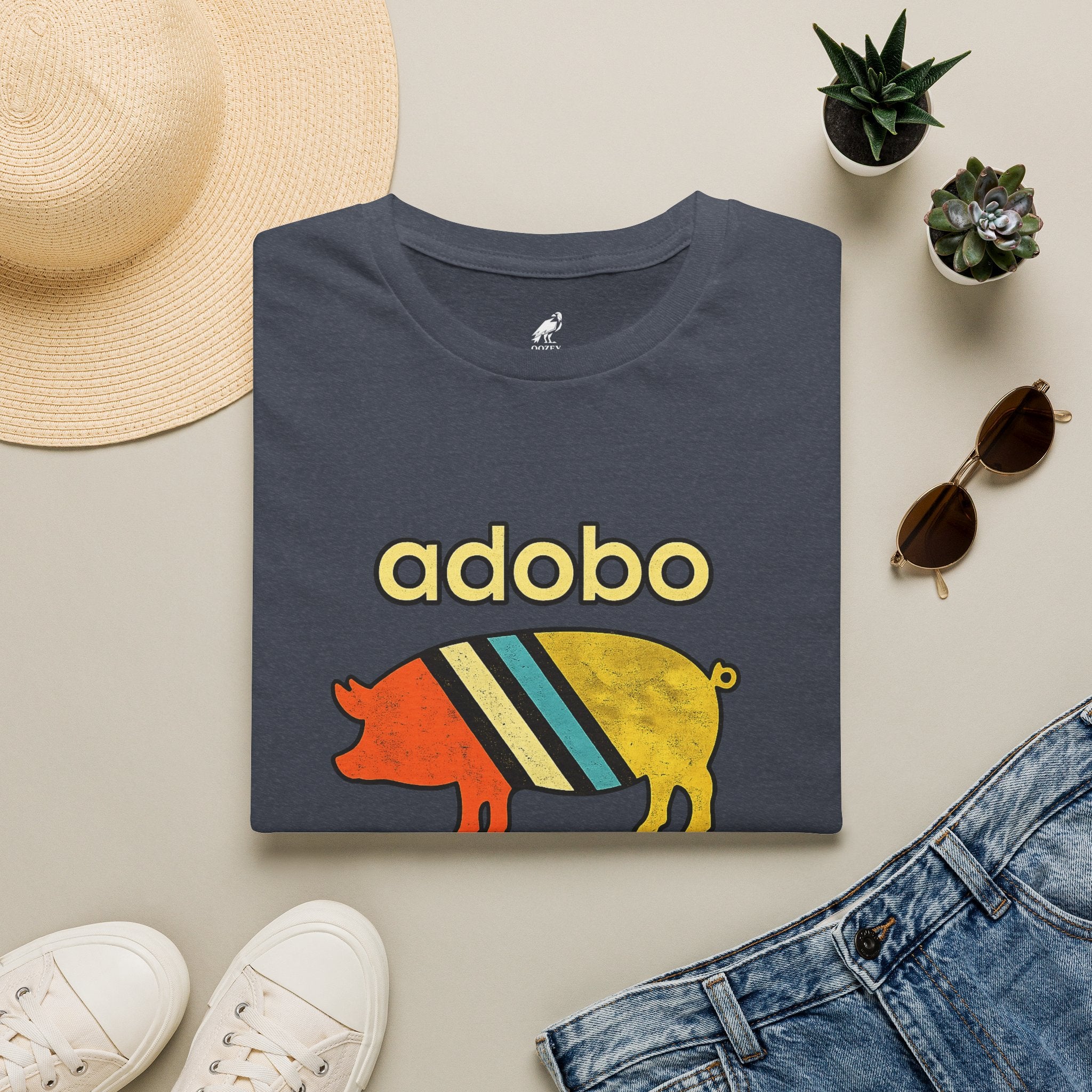 Adobo Pig T-Shirt — Retro Filipino Food Lover Tee