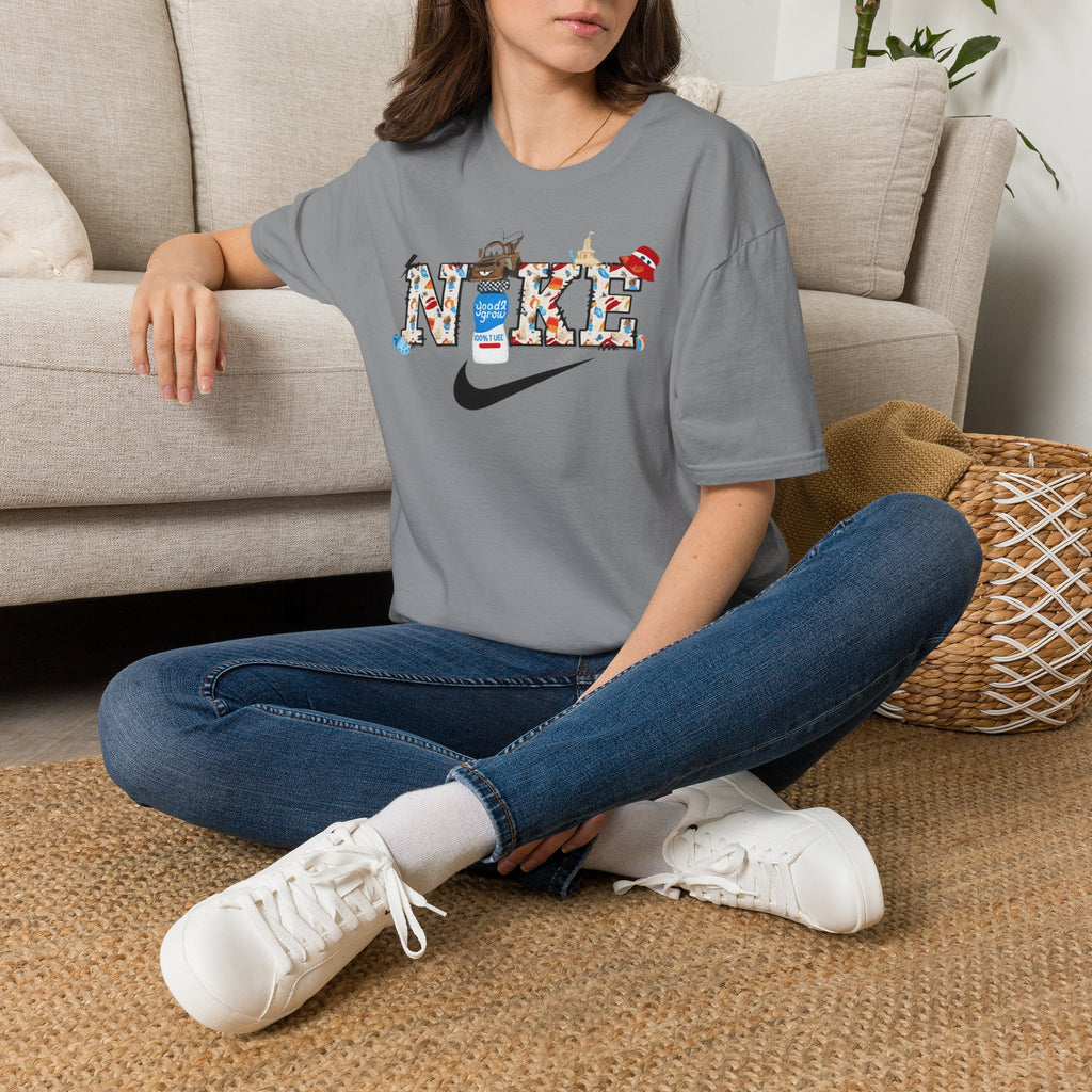 Nike Logo T-Shirt — Playful Retro Icons Graphic Tee