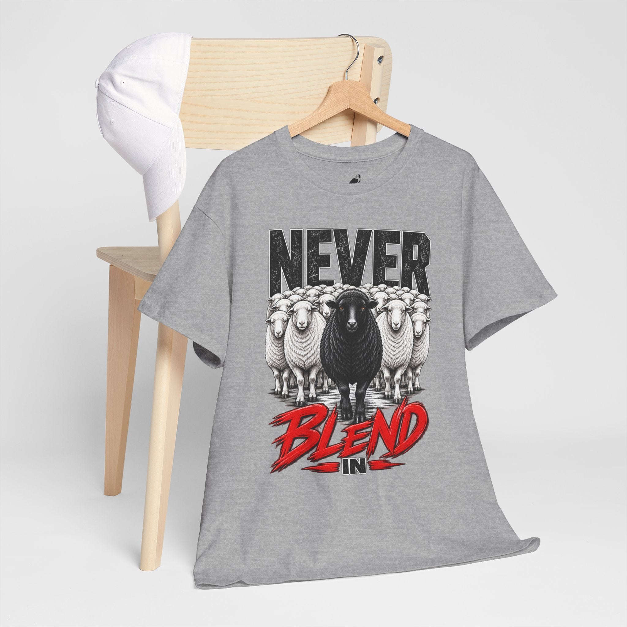 Never Blend In Tee — Black Sheep Graphic T-Shirt