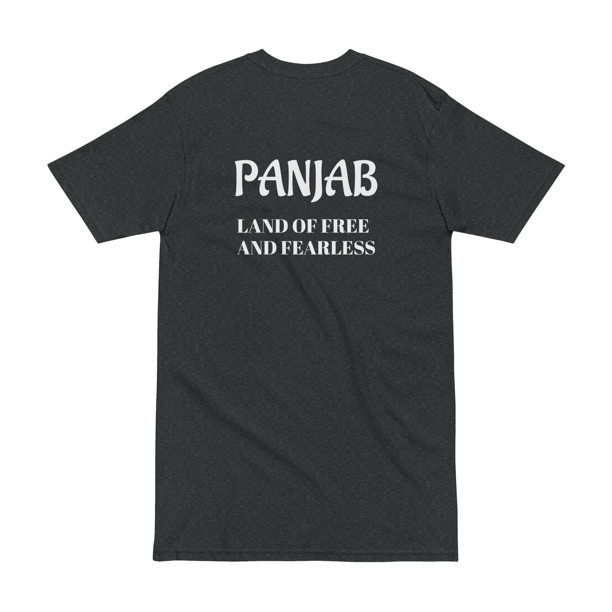 Punjabi Cultural Tee — 'Panjab: Land of Free and Fearless' Graphic T-Shirt