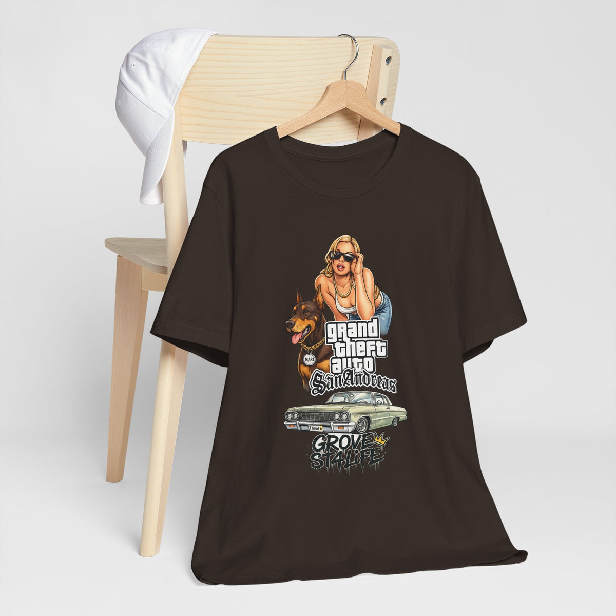 Grand Theft Auto Jersey Short Sleeve Tee