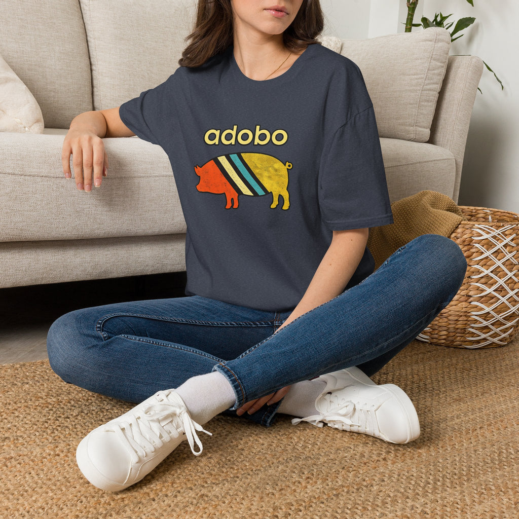 Adobo Pig T-Shirt — Retro Filipino Food Lover Tee