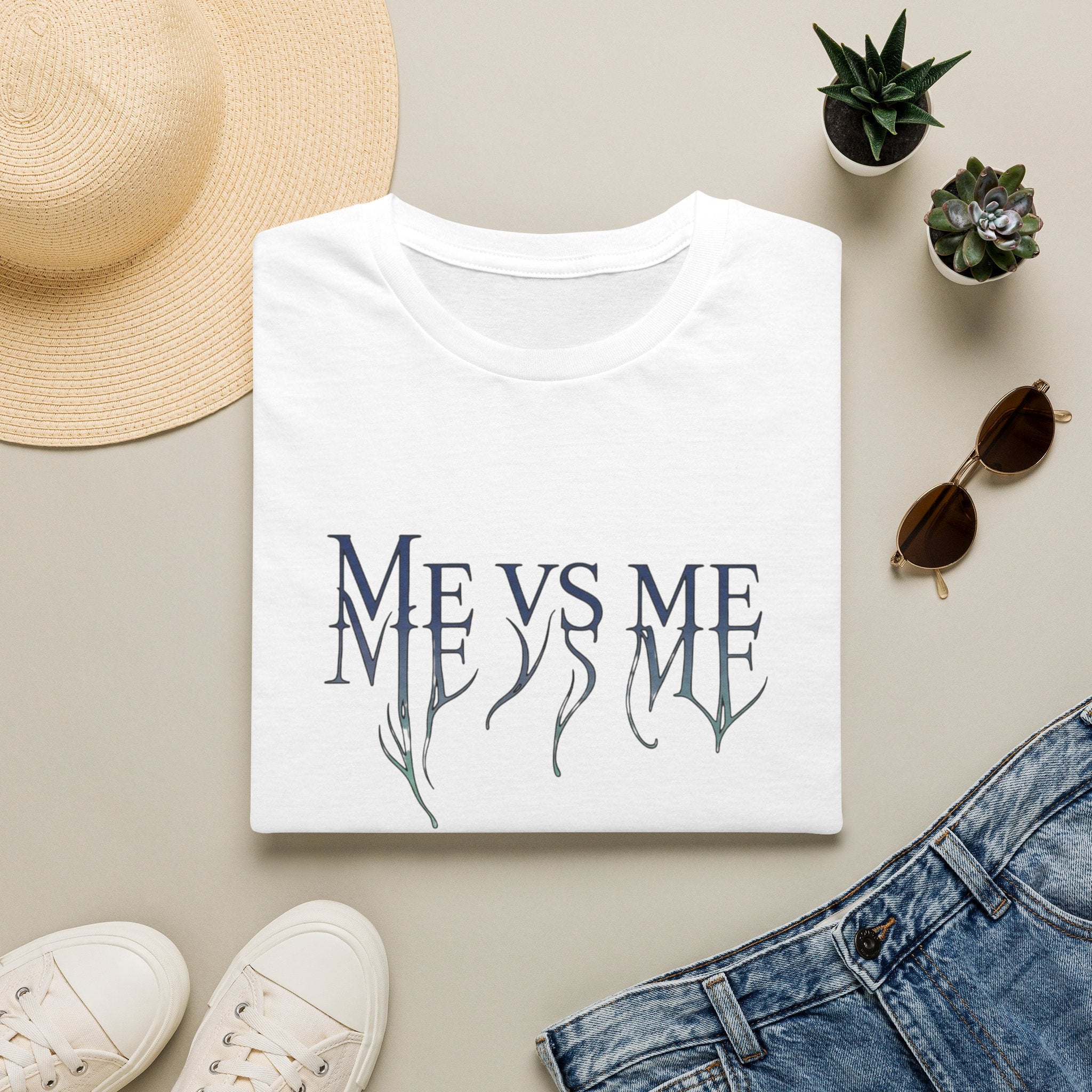 Me vs Me T-Shirt — Motivational Self-Competition Graphic Tee