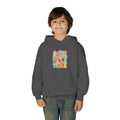 Good Things Take Time Youth Hoodie — Retro Rainbow Motivational Sweatshirt