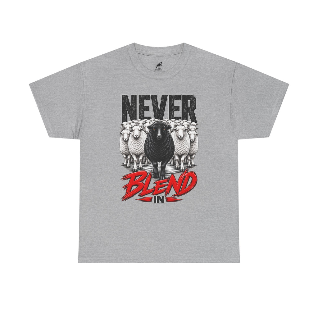 Never Blend In Tee — Black Sheep Graphic T-Shirt