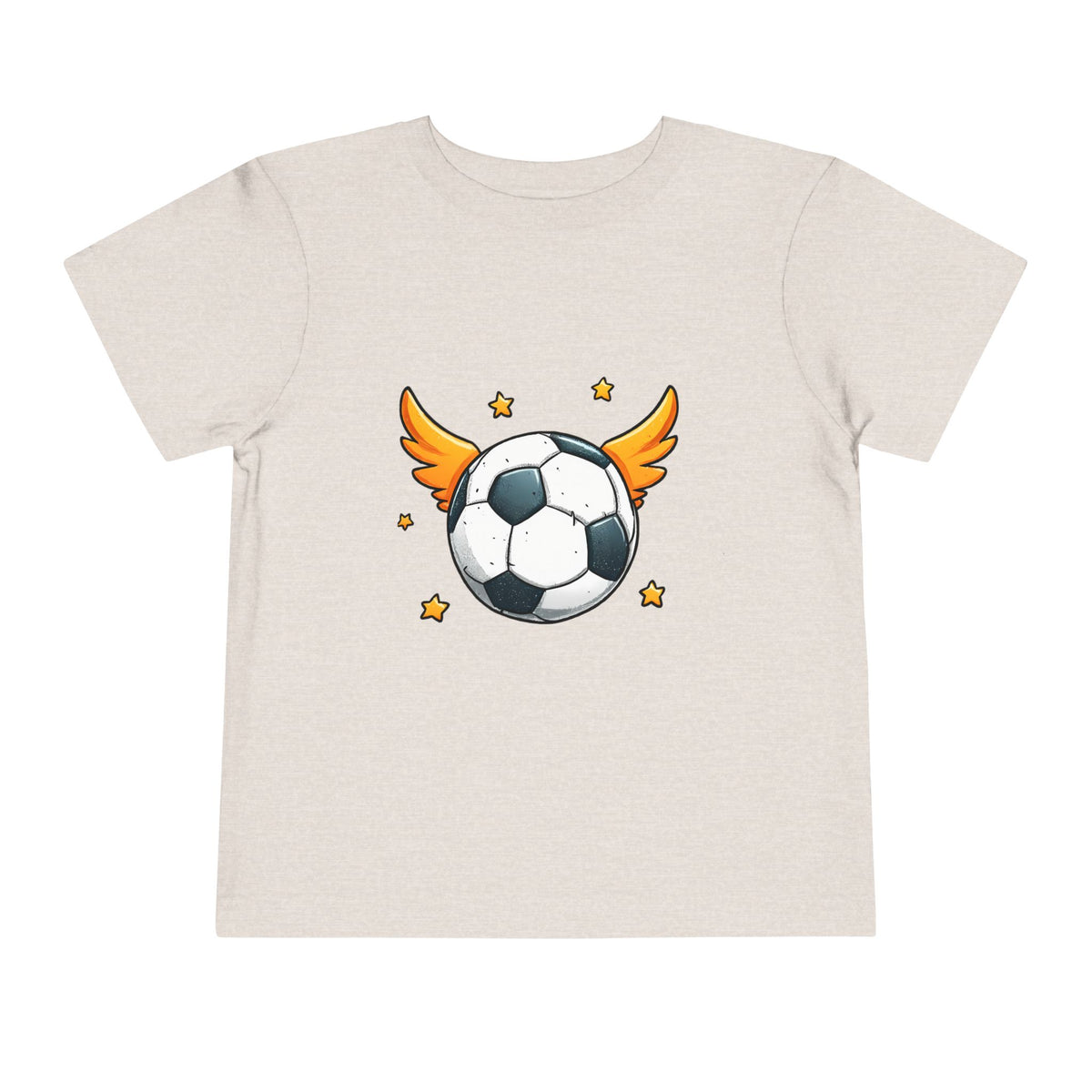 Toddler Soccer Tee — Winged Soccer Ball Kids Shirt