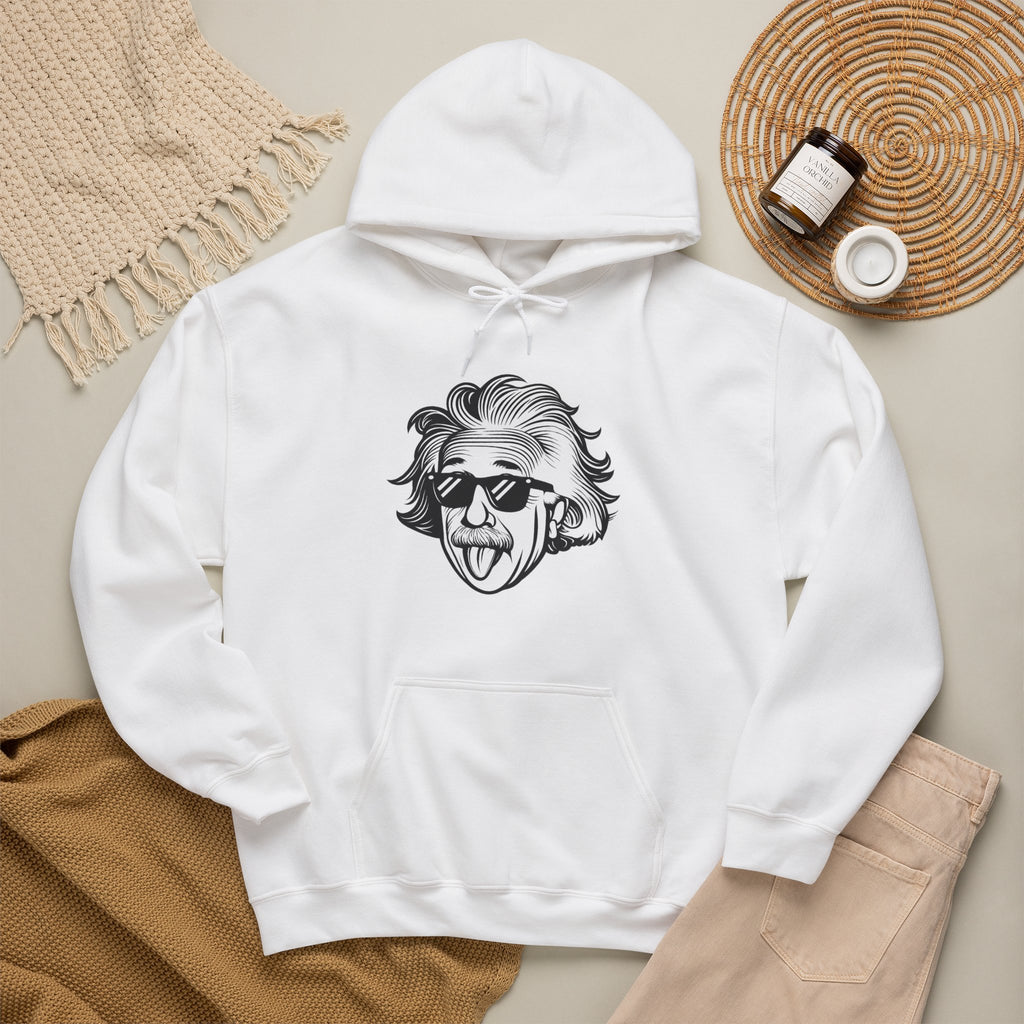 Einstein Tongue Hoodie — 'Trust No Bitch' Graphic Pullover