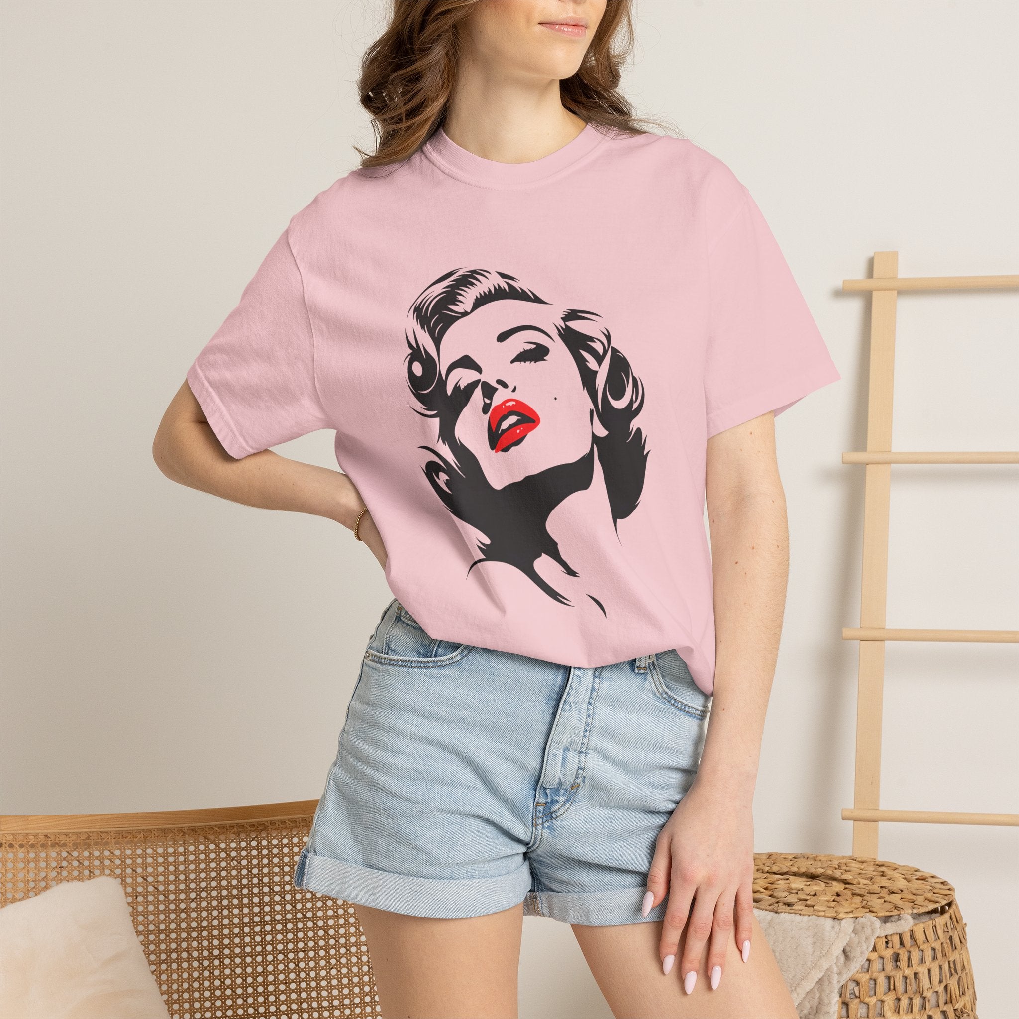 Pink Garment-Dyed T-shirt