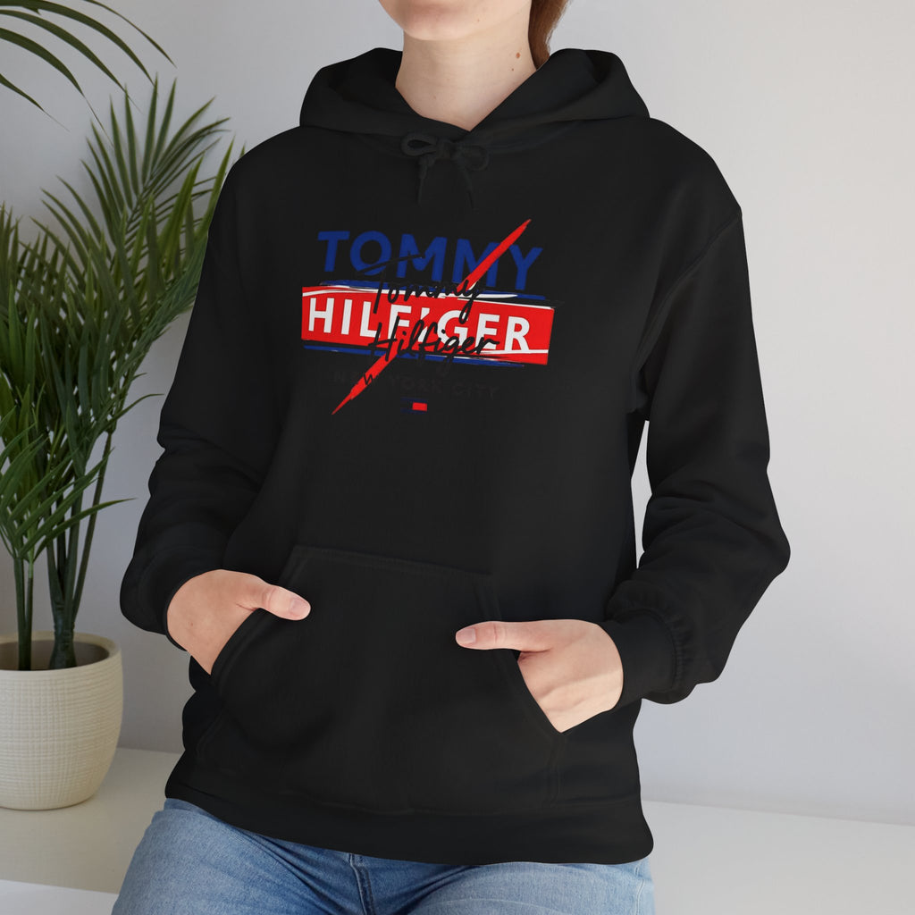Hilfiger Hoodie – Vintage Red & Blue New York Sweatshirt