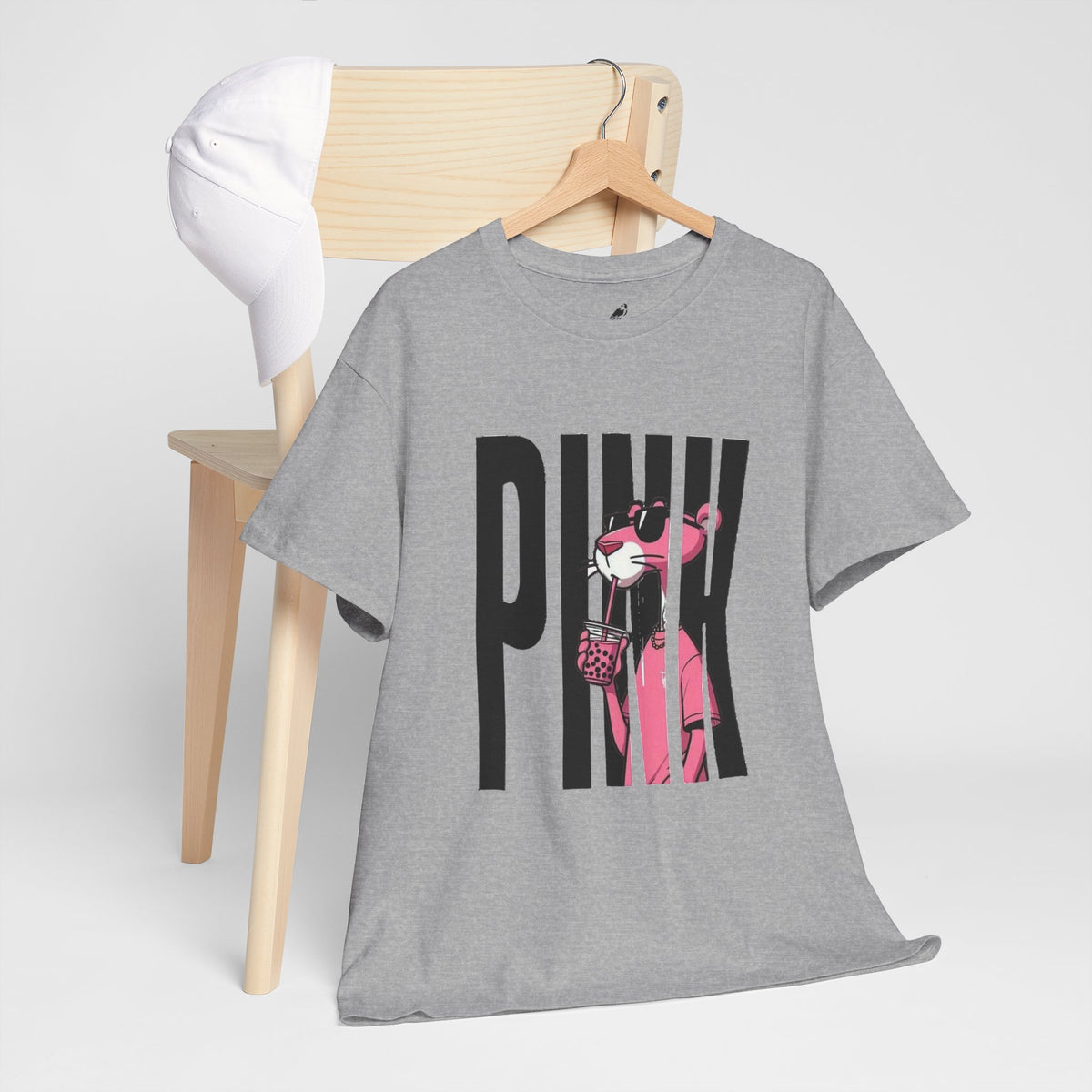 Pink Panther Graphic Tee — Retro Pop Art 'PINK' Shirt