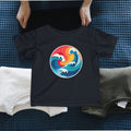 Infant Tee — Colorful Ocean Wave Circle Graphic Baby Shirt