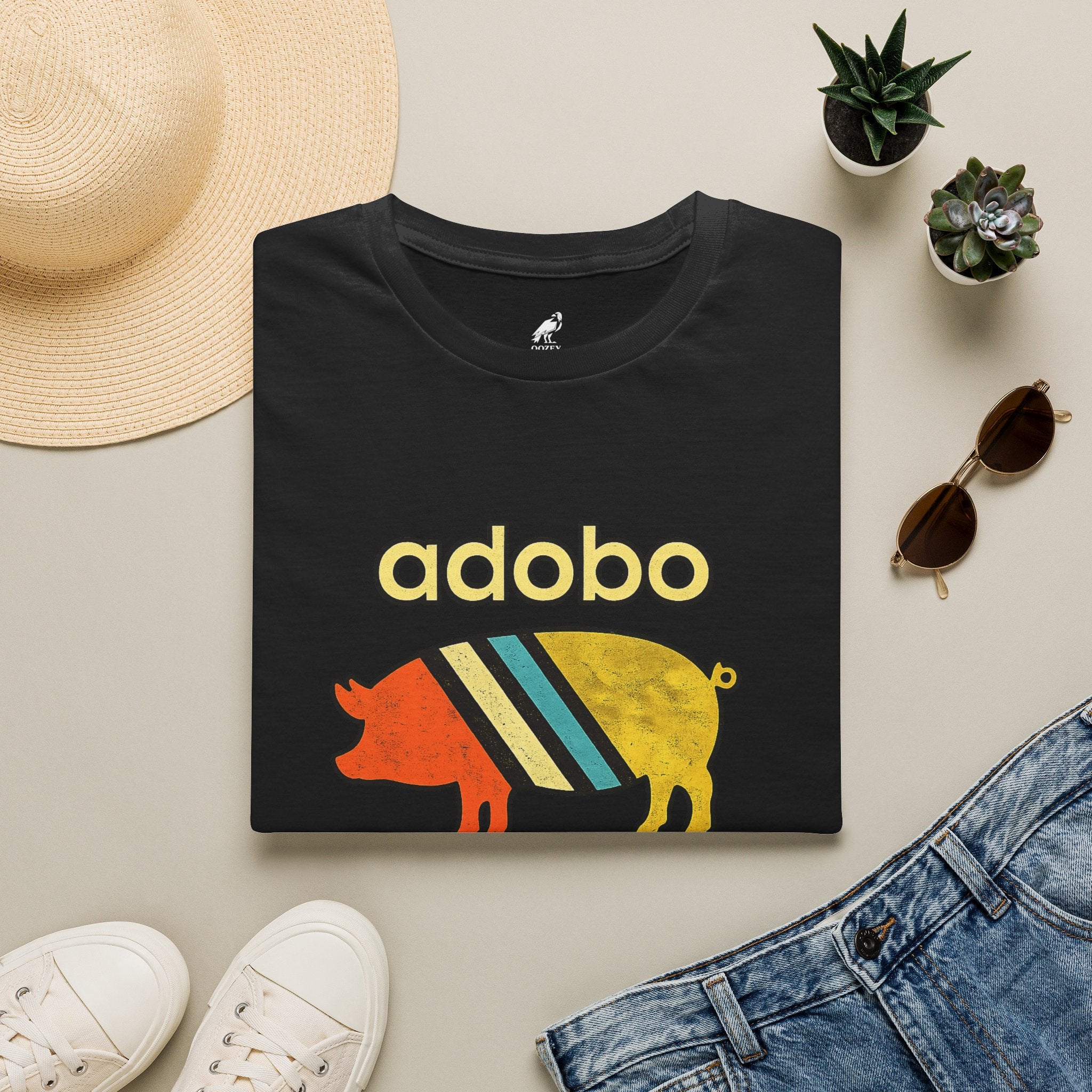 Adobo Pig T-Shirt — Retro Filipino Food Lover Tee