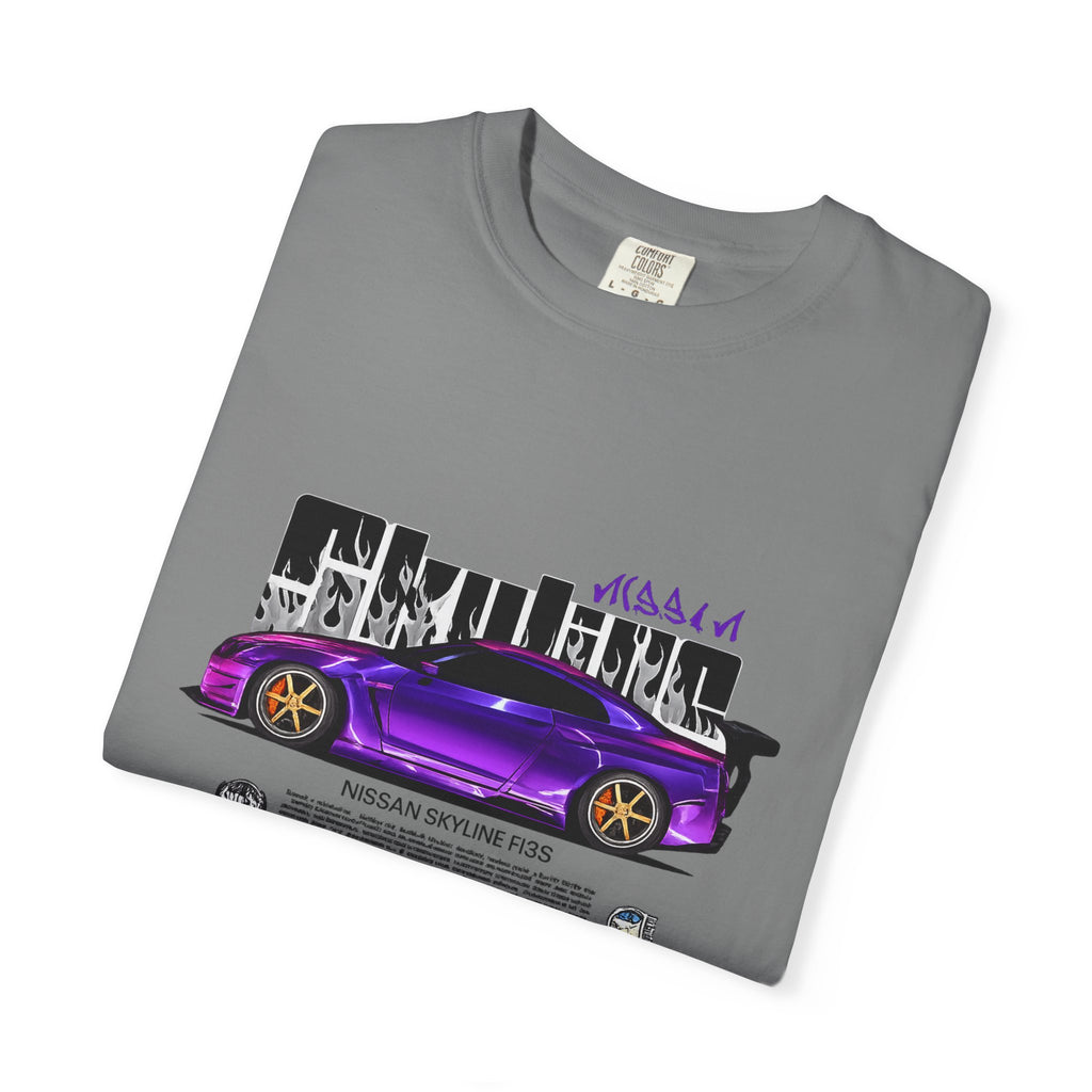 Street Racer Car T-Shirt — Purple Skyline Nissan Silvia Design