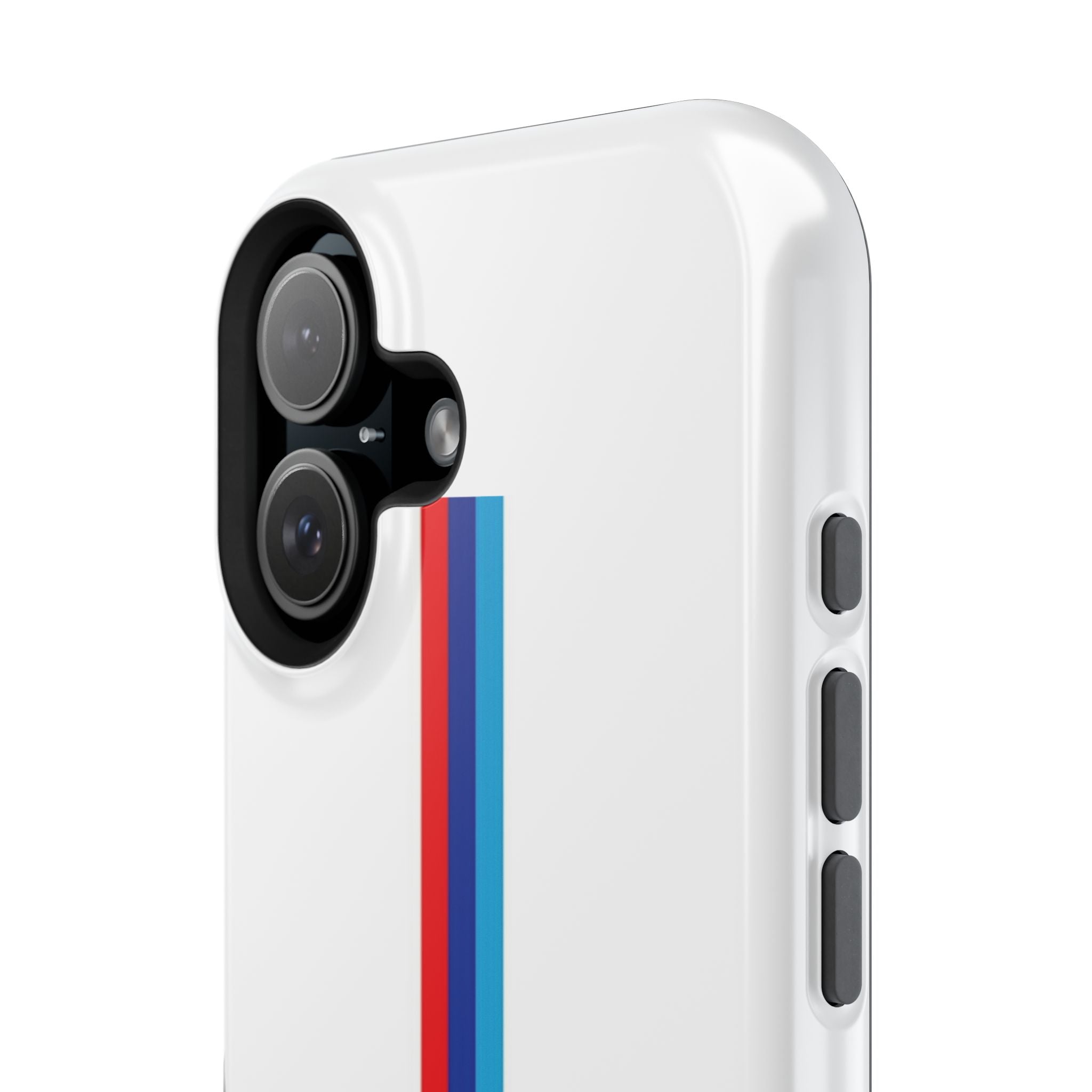 Phone Case — Retro Racing BMW Stripe Design (Impact-Resistant)