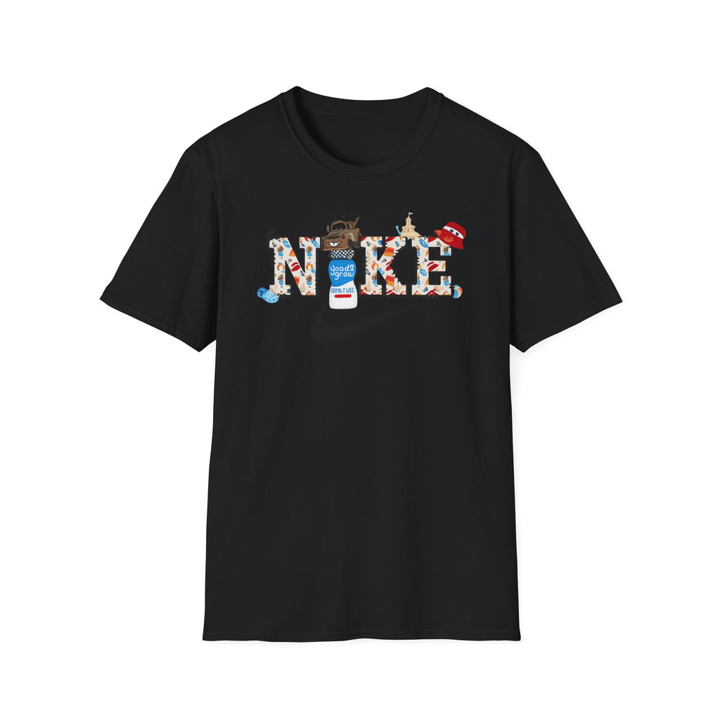 Nike Logo T-Shirt — Playful Retro Icons Graphic Tee