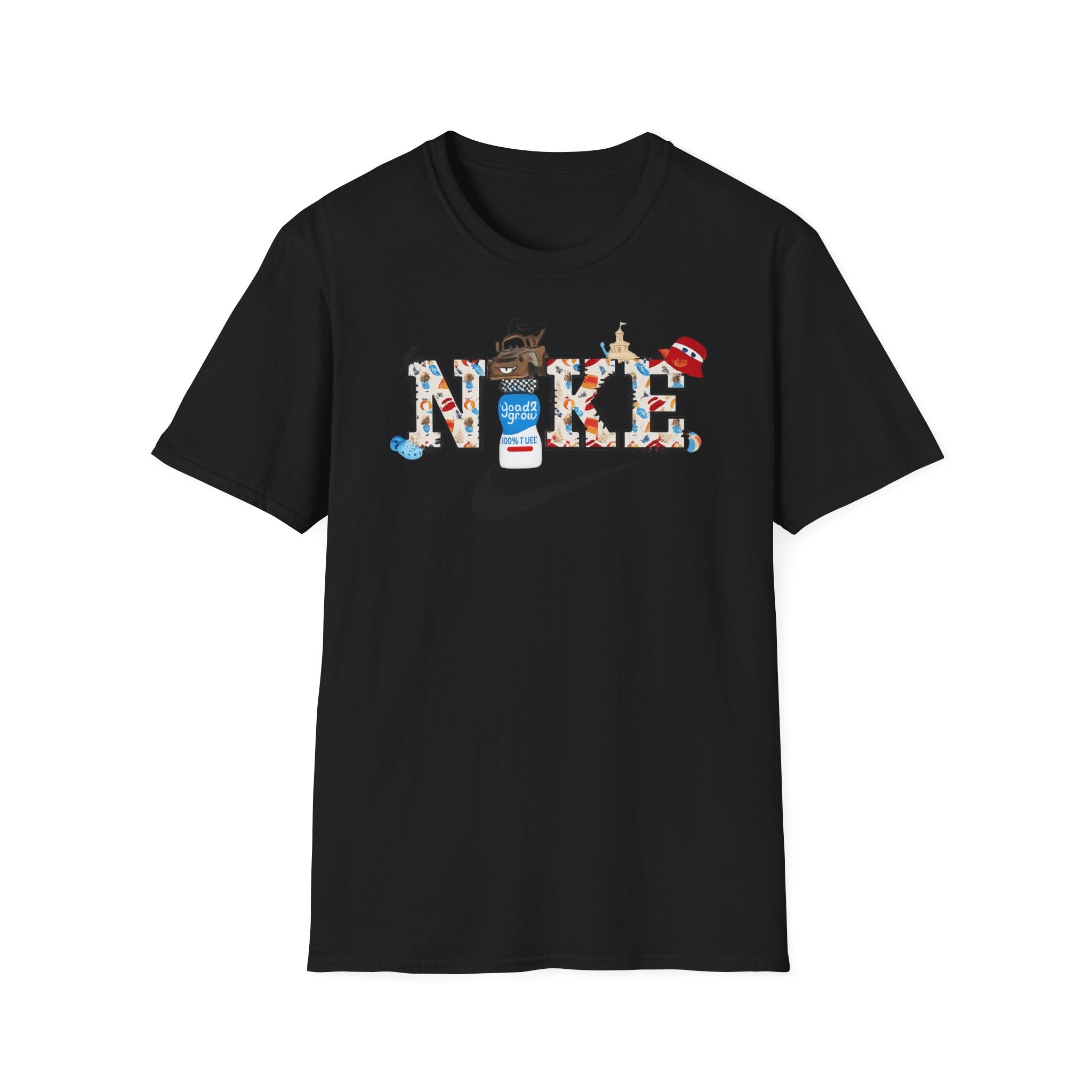 Nike Logo T-Shirt — Playful Retro Icons Graphic Tee