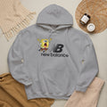 SpongeBob x New Balance Graphic Hoodie — Retro Cartoon Logo Pullover