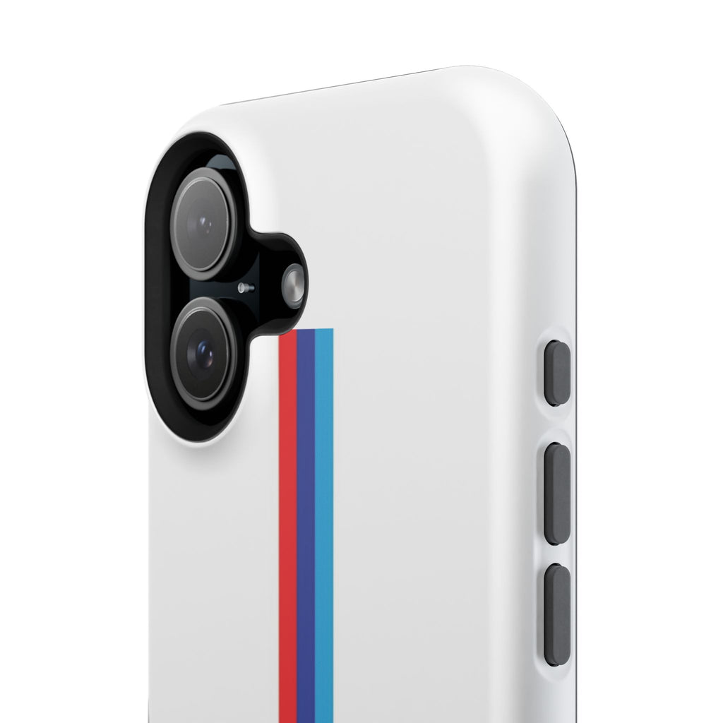 Phone Case — Retro Racing BMW Stripe Design (Impact-Resistant)