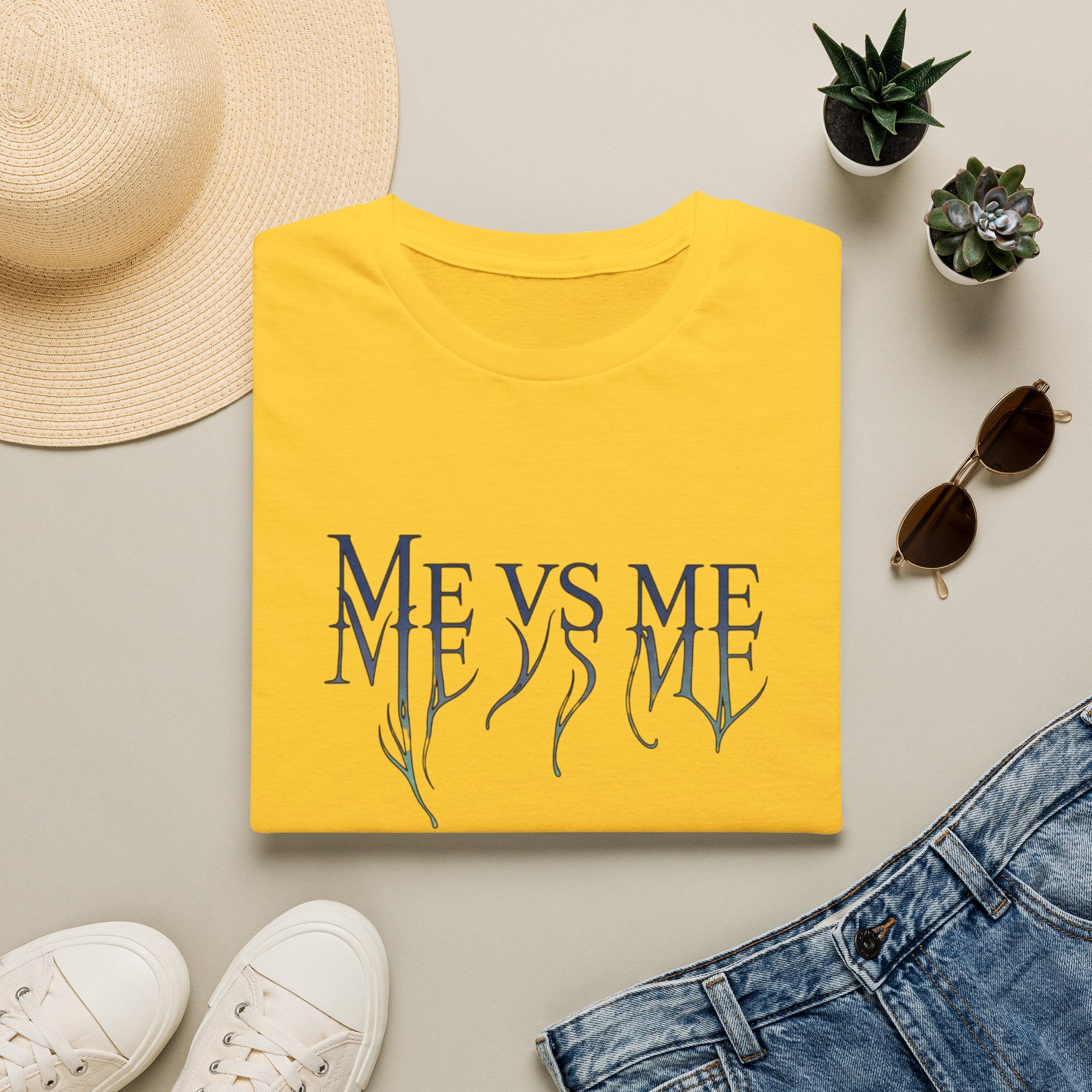 Me vs Me T-Shirt — Motivational Self-Competition Graphic Tee