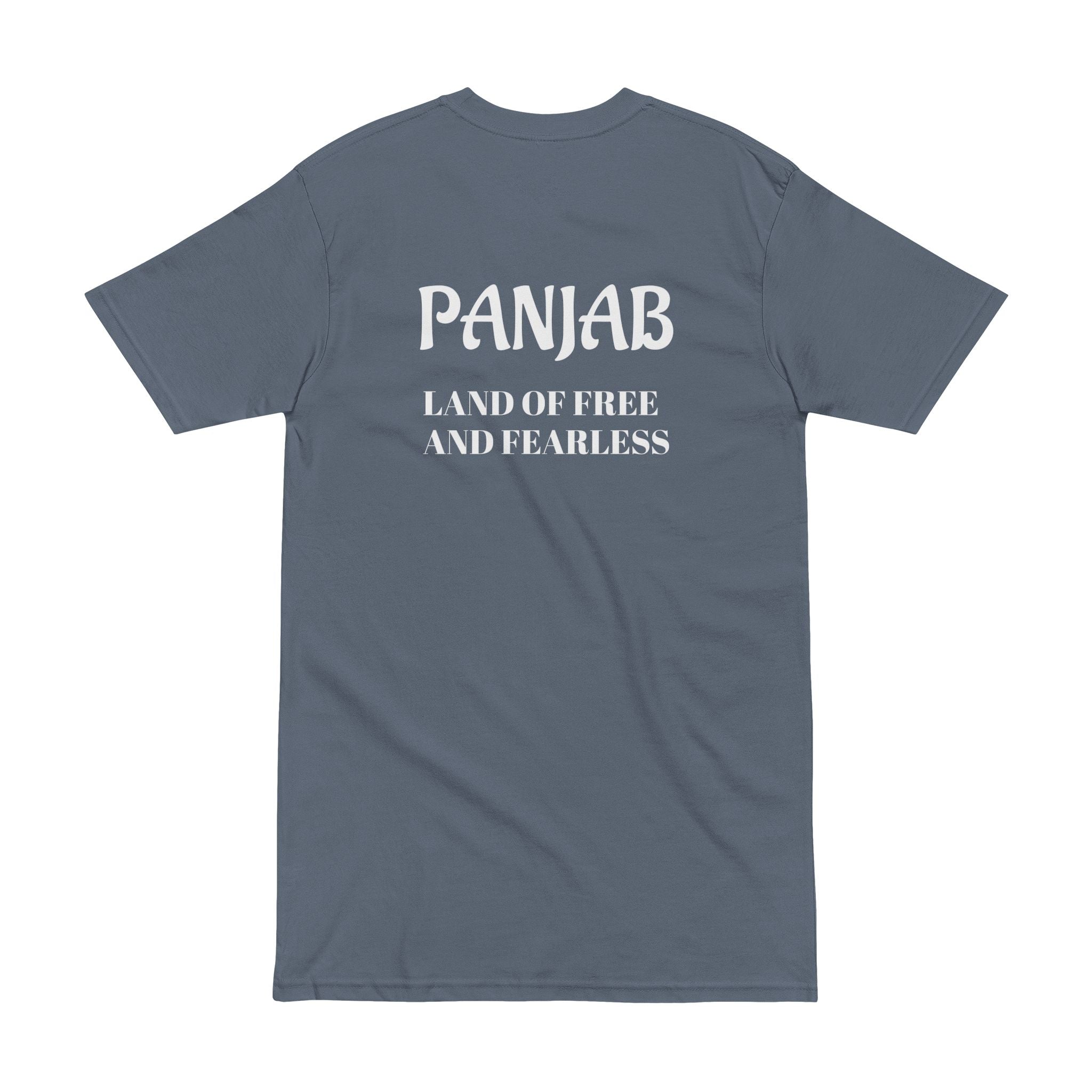 Punjabi Cultural Tee — 'Panjab: Land of Free and Fearless' Graphic T-Shirt